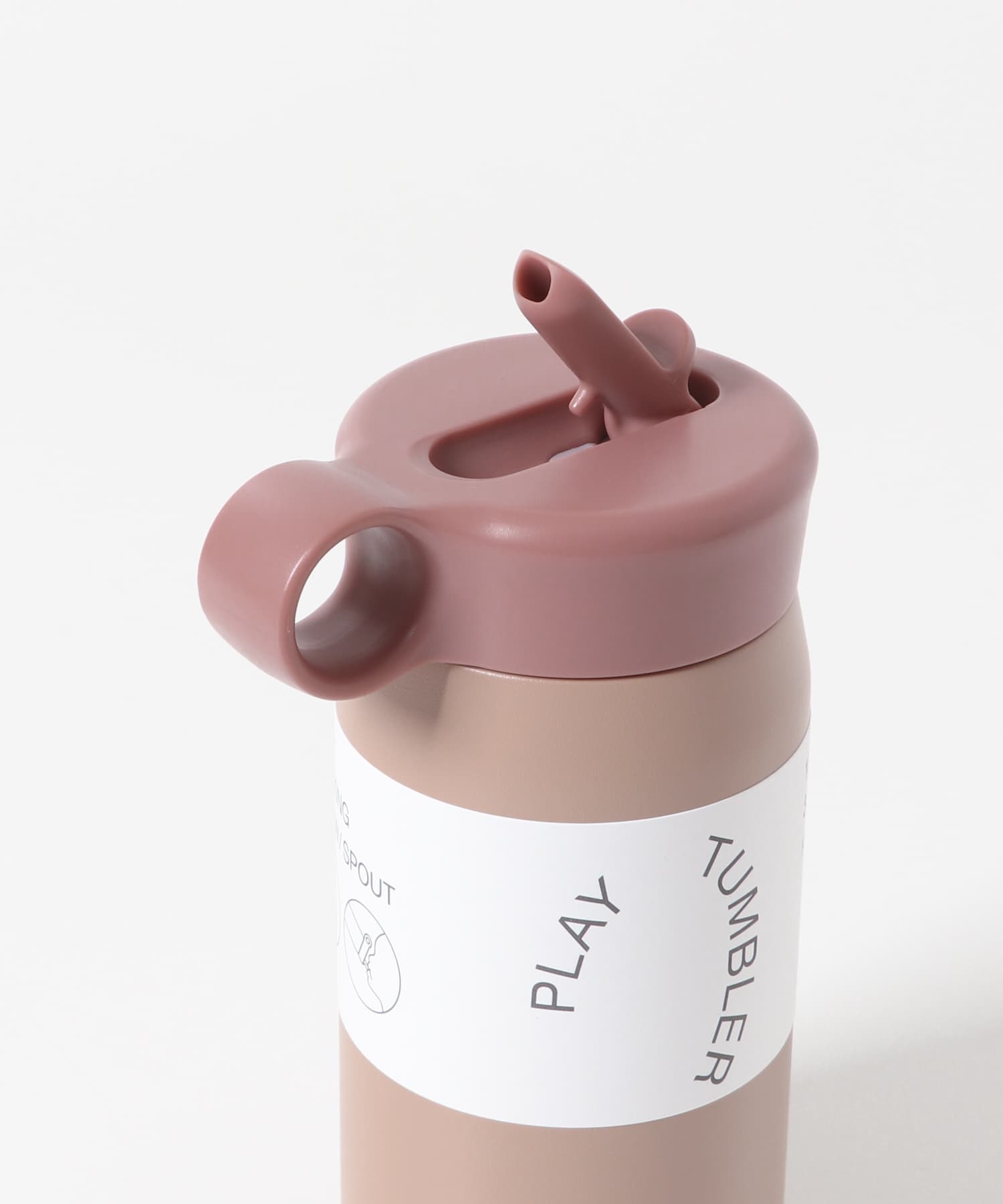 WEB限定』KINTO プレイタンブラー300ml ストラップセット(- アッシュ