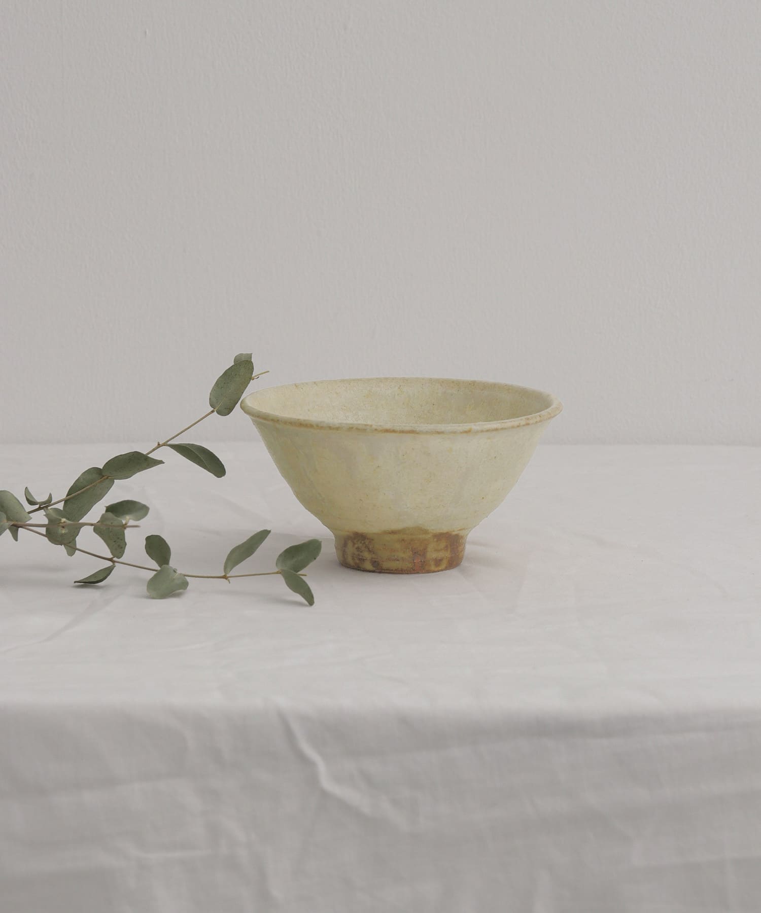 佐藤敬　黄粉引飯碗(平・小)