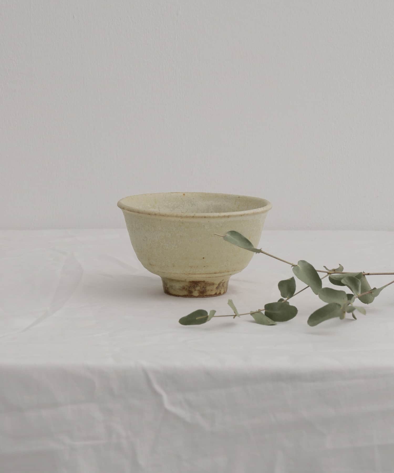 佐藤敬　黄粉引飯碗(深・小)