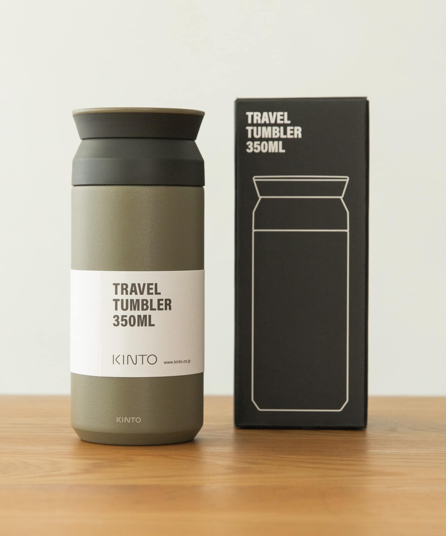 KINTO　トラベルタンブラー350ml カーキ one