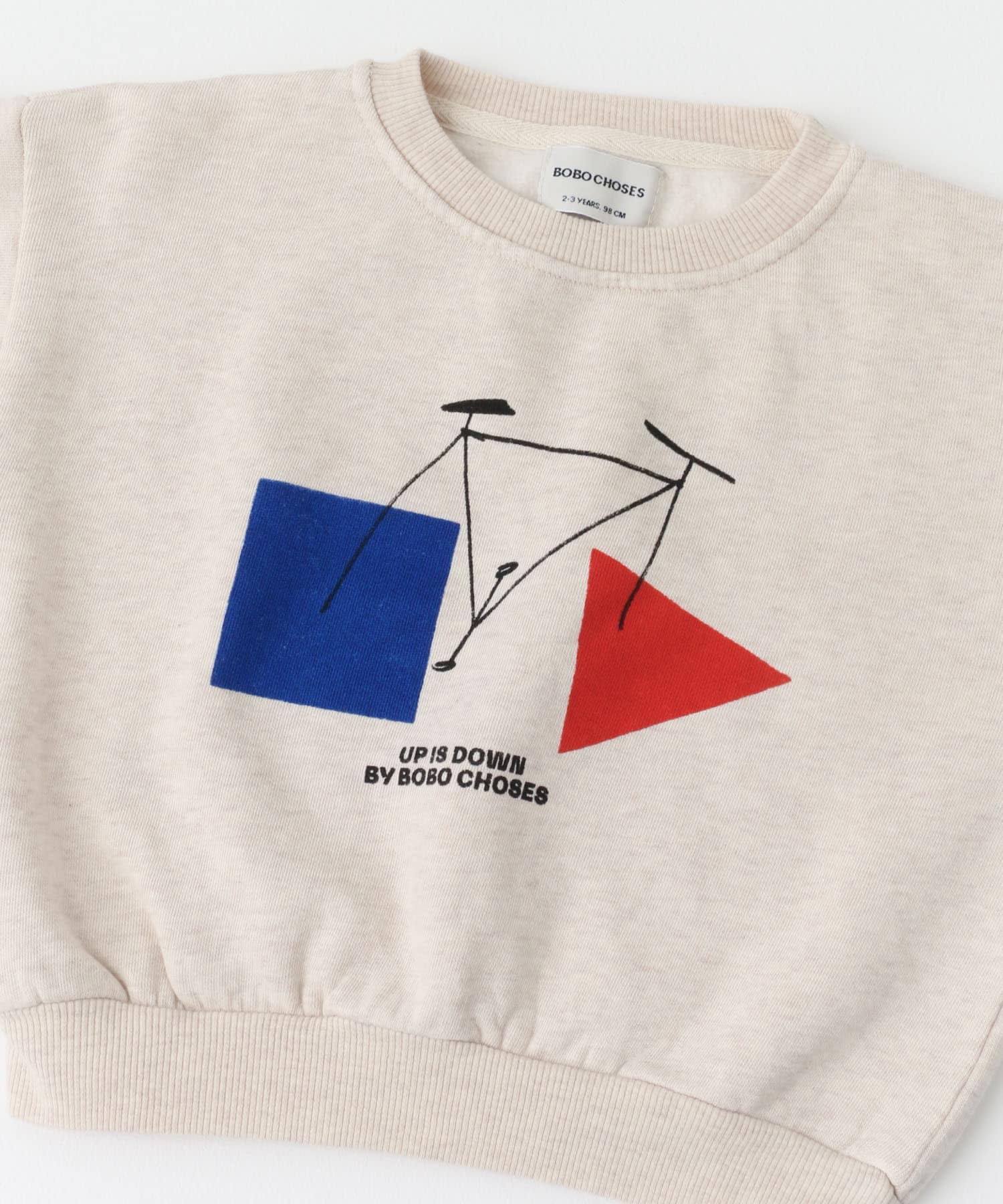 BOBO CHOSES　Crazy Bicy sweat shirts(KIDS) OATMEAL 100