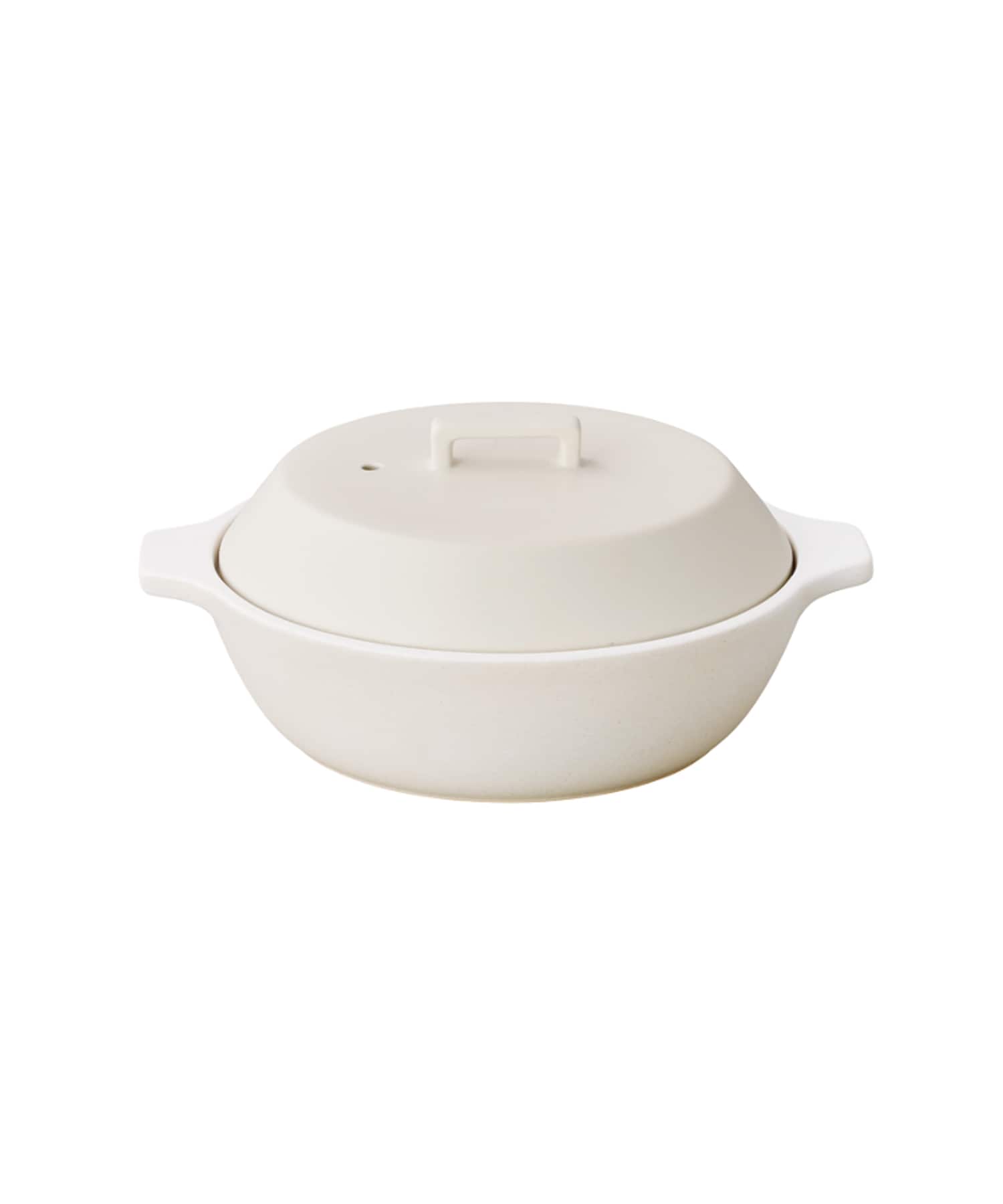 【IH対応】KINTO　KAKOMI IH土鍋 1.2L ホワイト -
