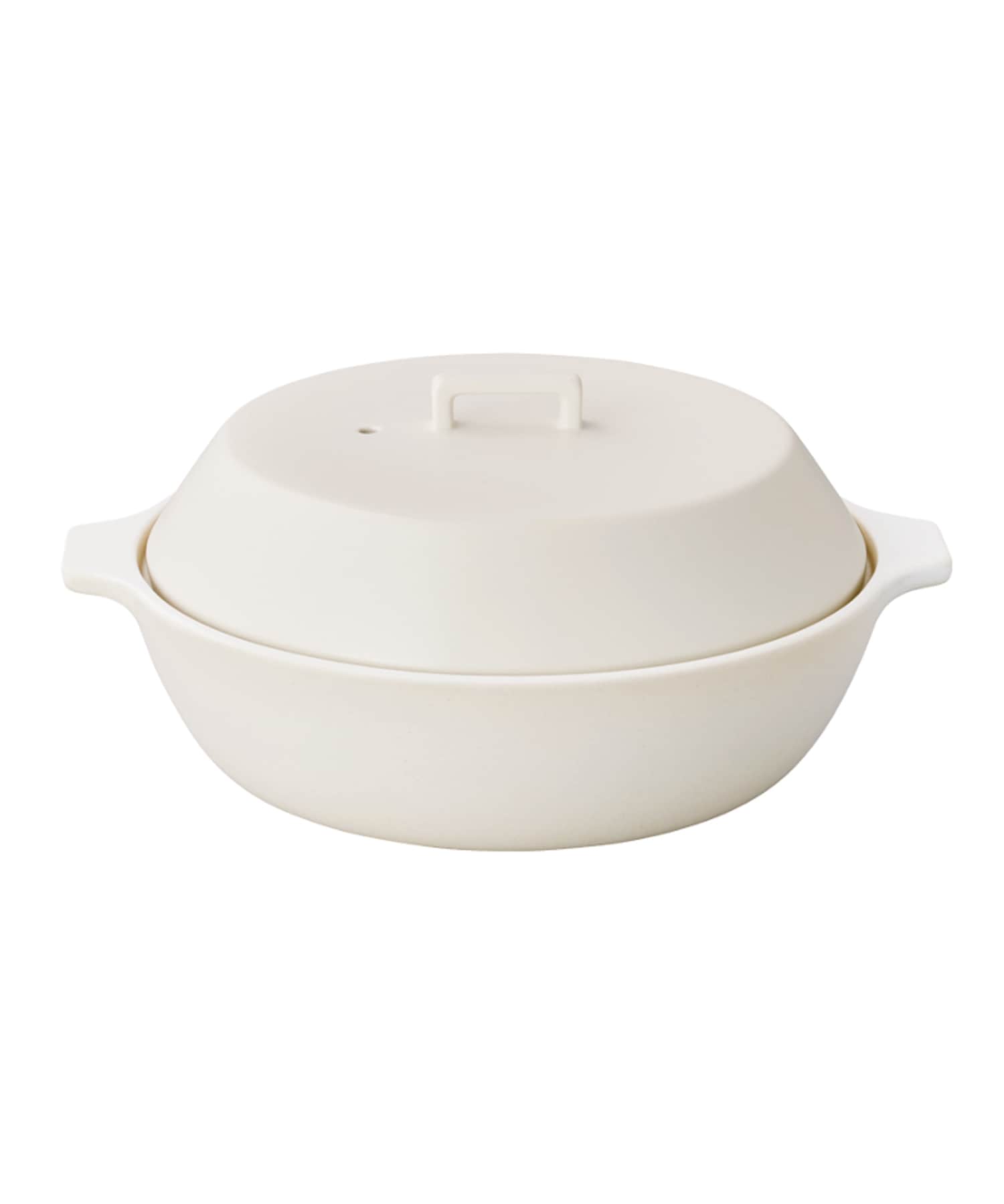 【IH対応】KINTO　KAKOMI IH土鍋 2.5L ホワイト -