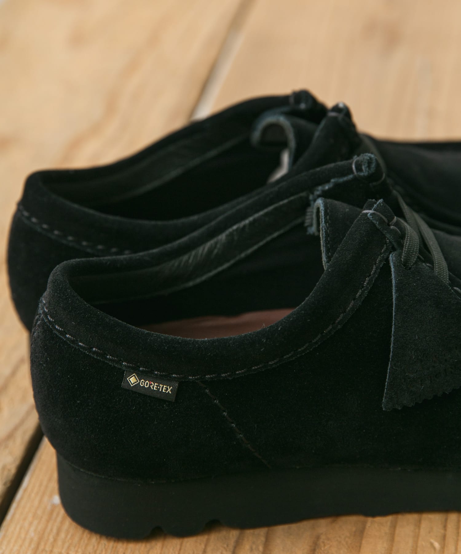 Clarks　WallabeeGTX Black Sde 6.5