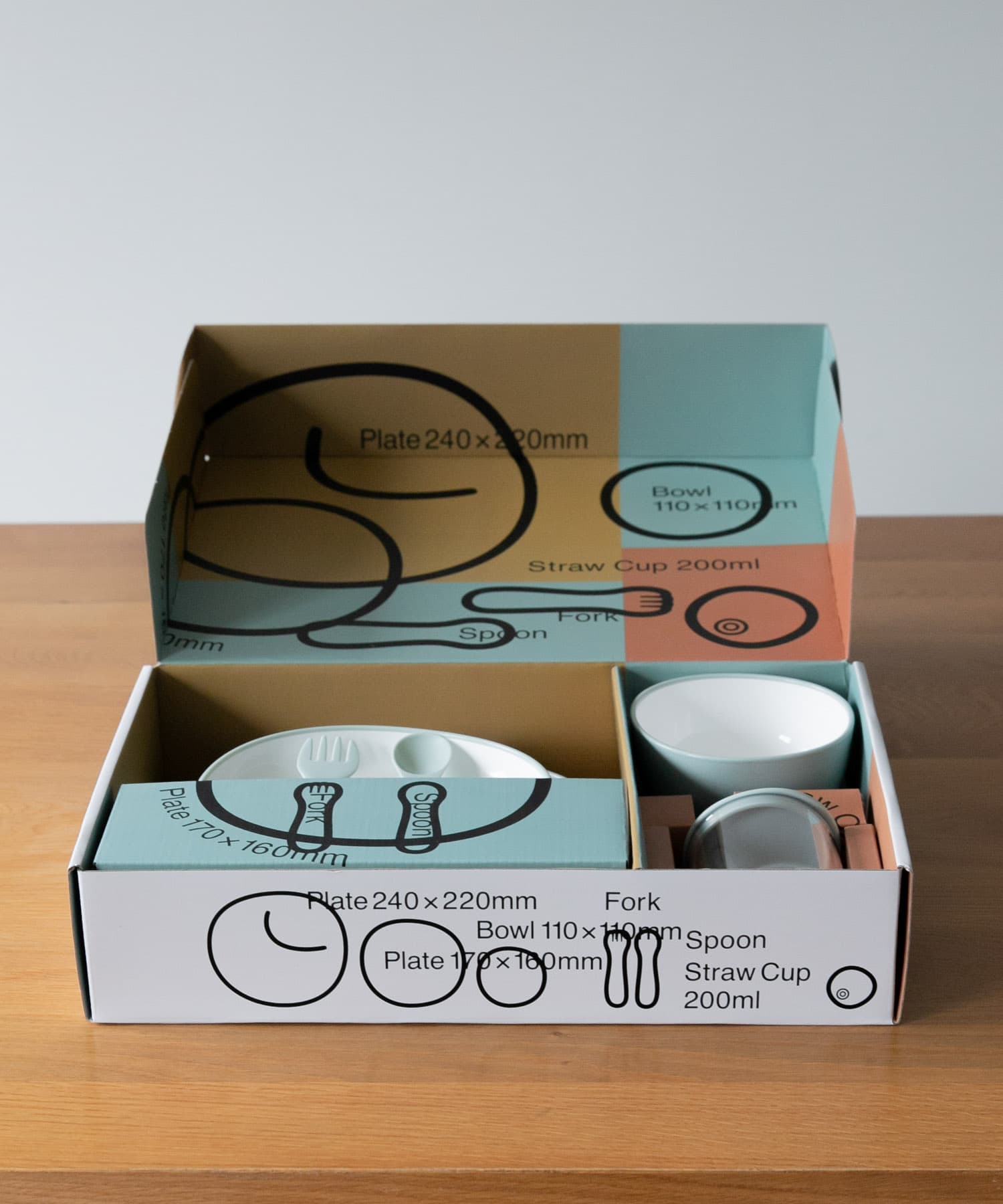 『WEB限定』KINTO　BONBO 6pcs セット ブルーグレー -