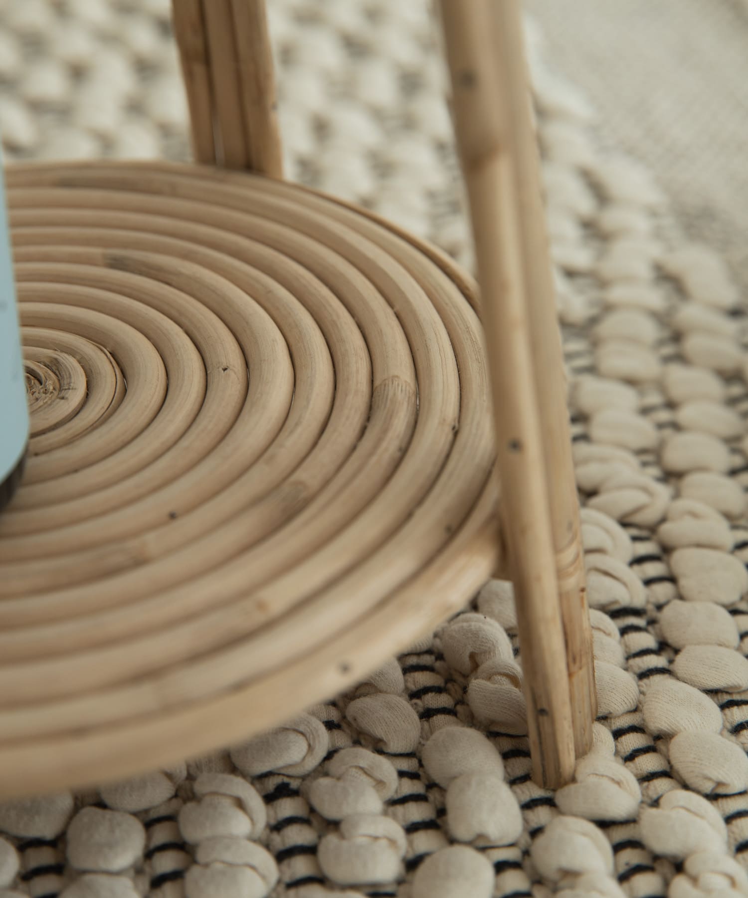 『WEB/一部店舗限定』shesay　ラタンのプラントスタンドS - S