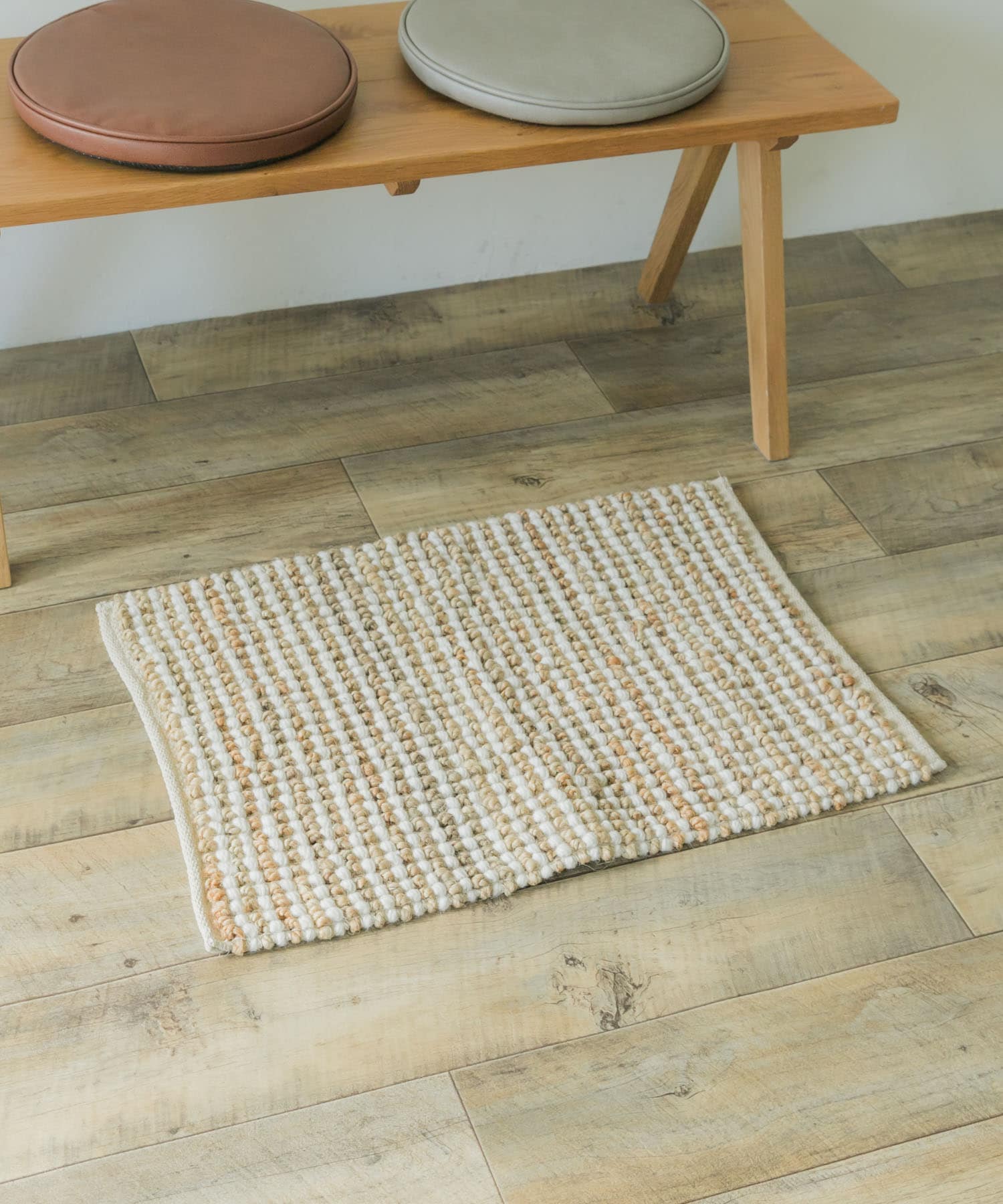 RugRu　MEDA MAT 50×70 WH