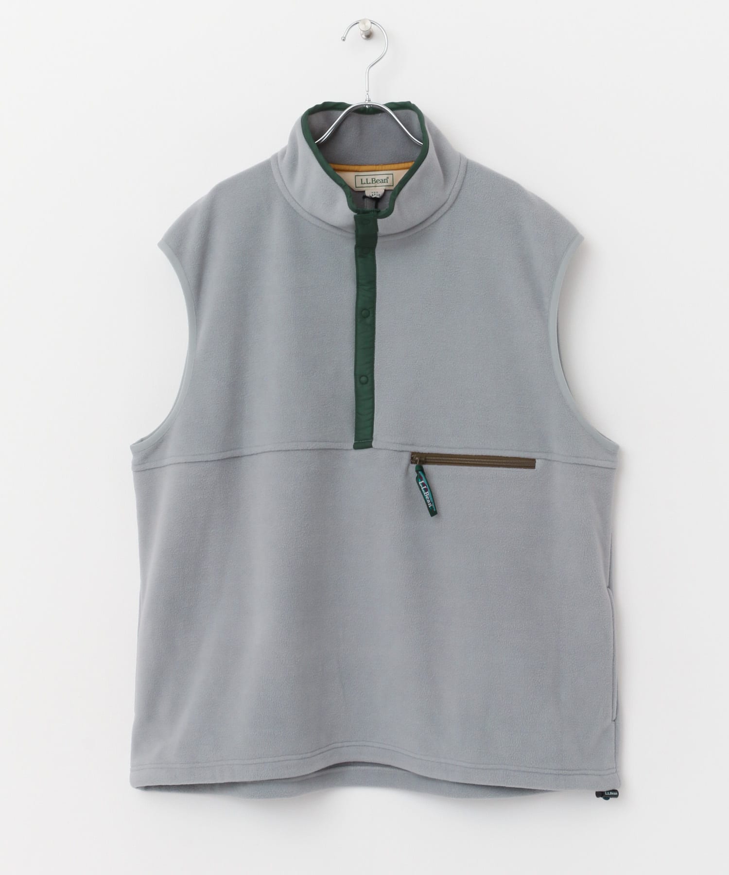 L.L.Bean for DOORS　20th Limited Fleece Vest gry multi M