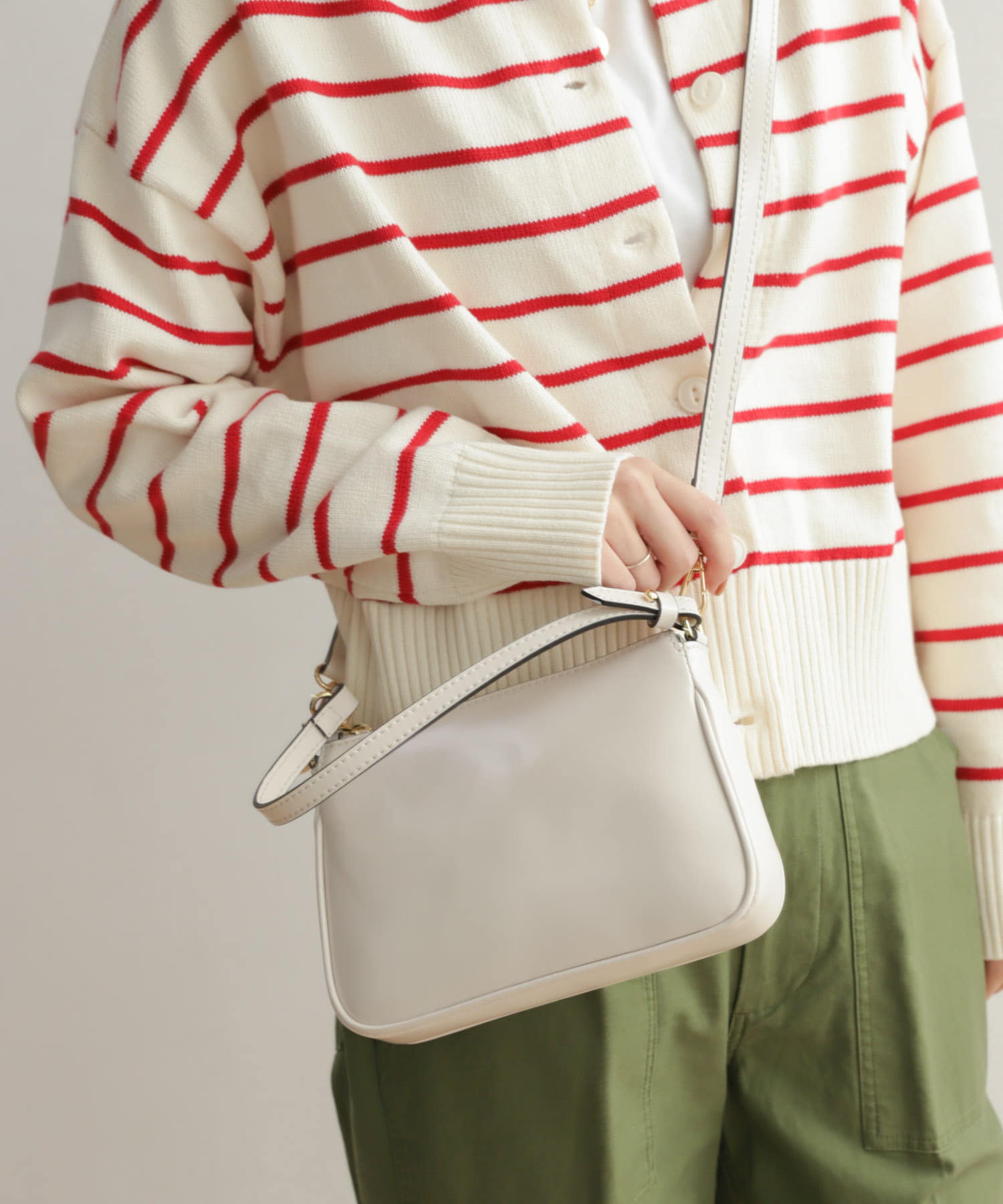 MARCO BIANCHINI　マルチウェイショルダーバッグ Beige one