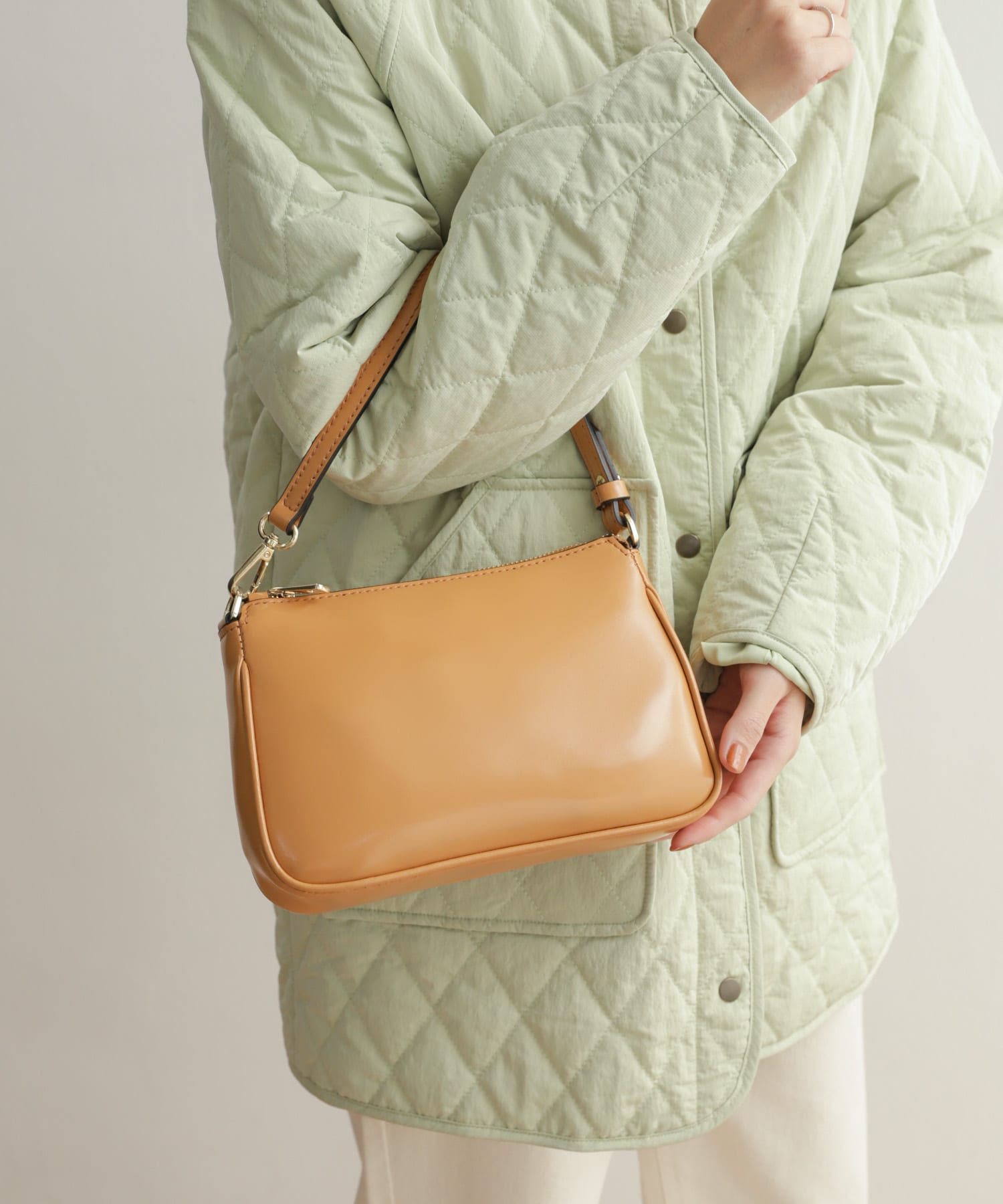 MARCO BIANCHINI　マルチウェイショルダーバッグ Camel one