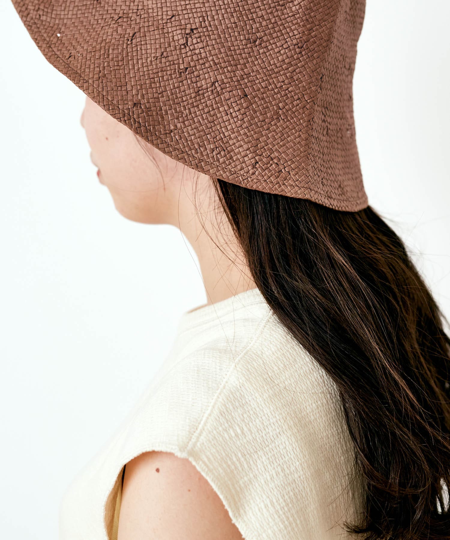 PAESAGGIO DELLA TOSCANA　クローシュハット BROWN FREE