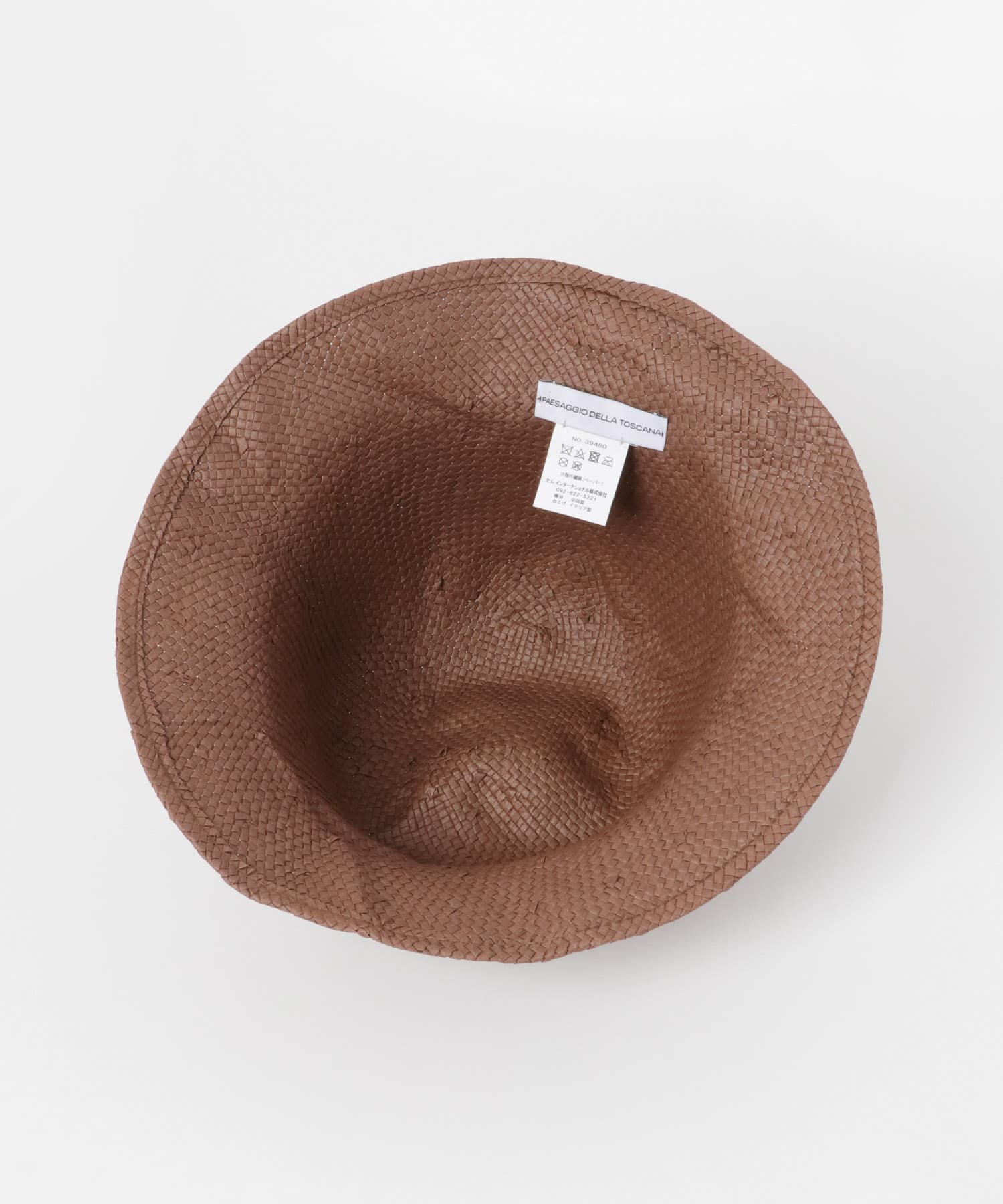 PAESAGGIO DELLA TOSCANA　クローシュハット BROWN FREE