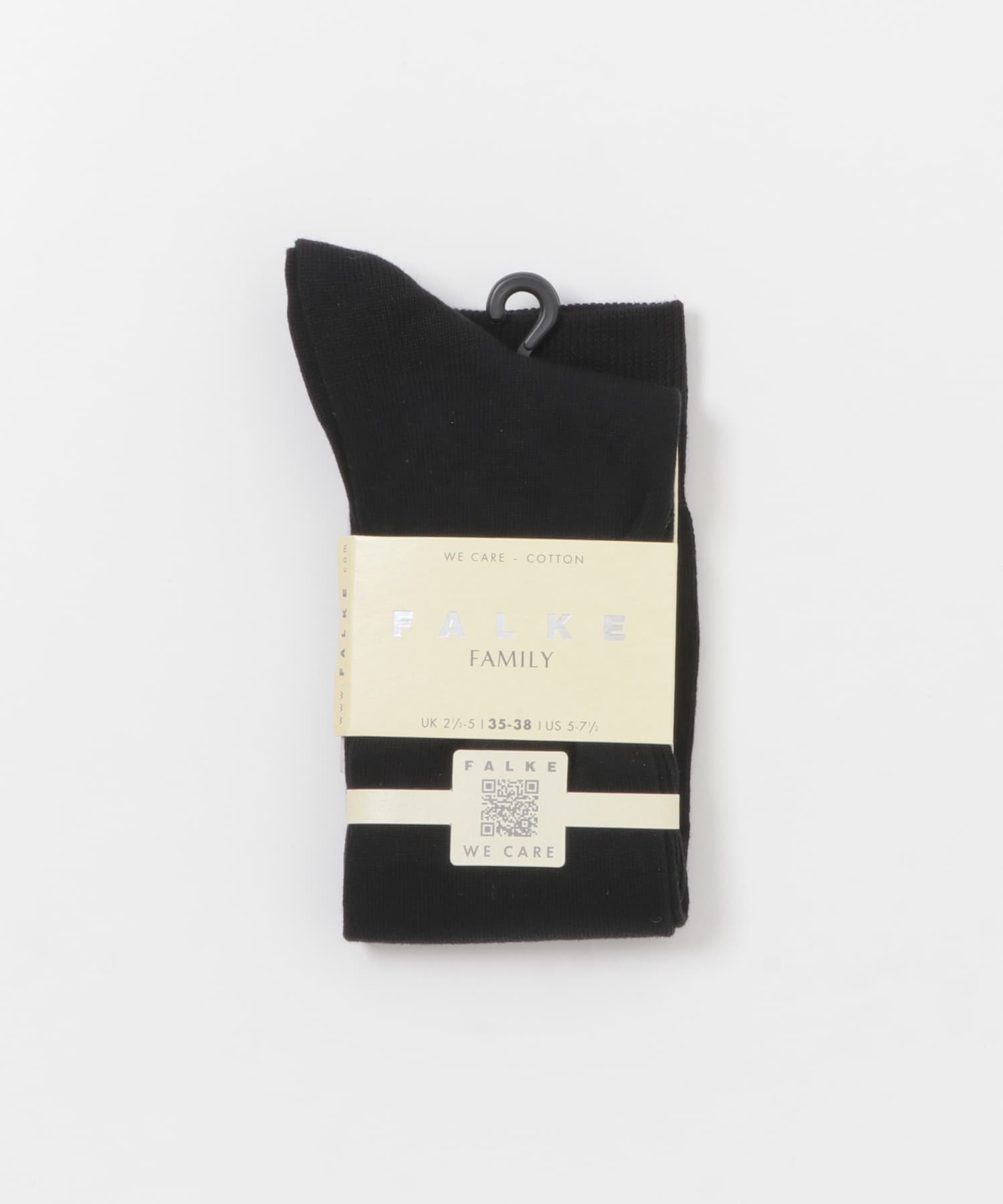 FALKE　FamilyKneeHighSocks BLACK 35-38