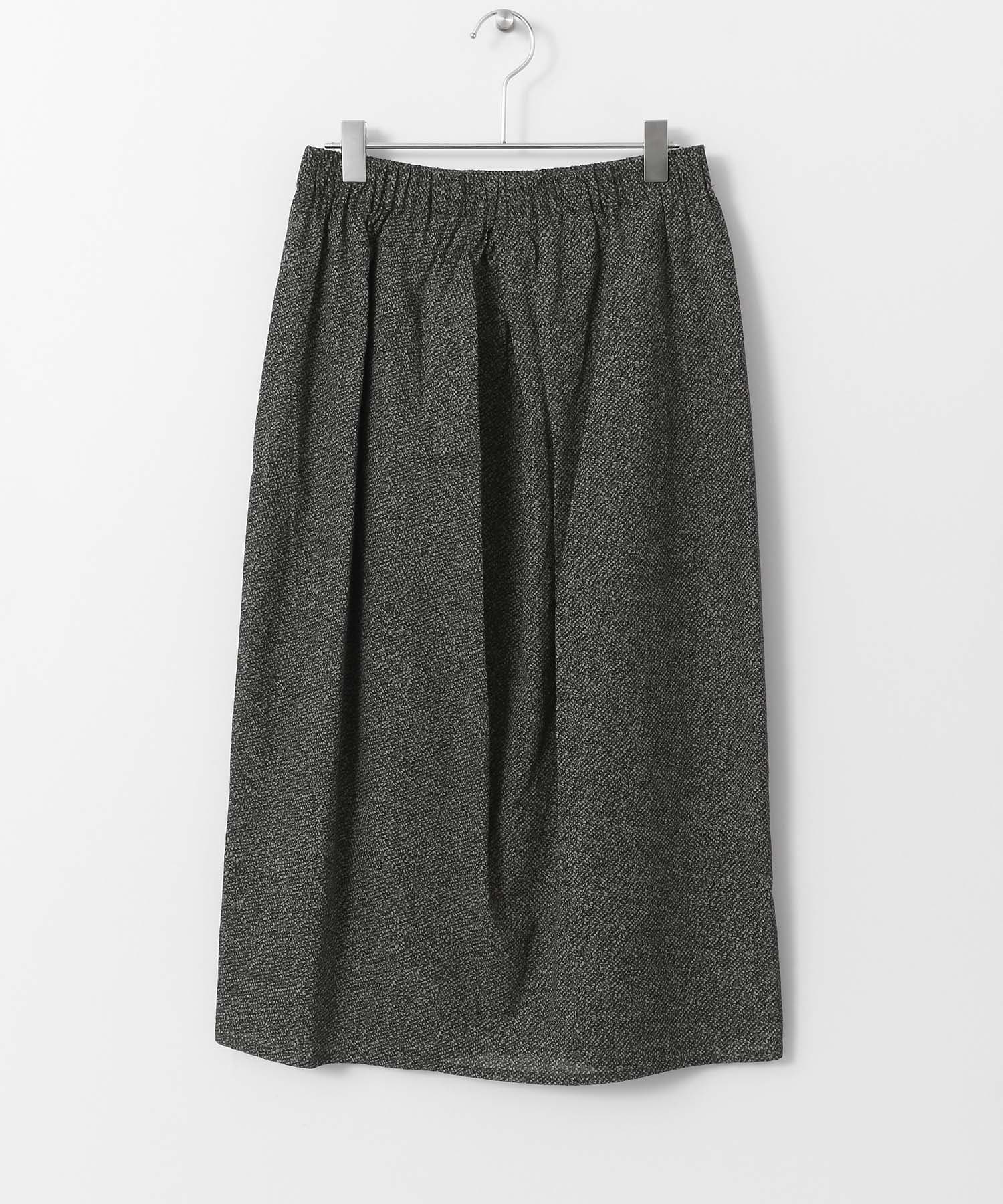 mizuiro-ind×DOORS　別注 front tucked skirt GRAY FREE