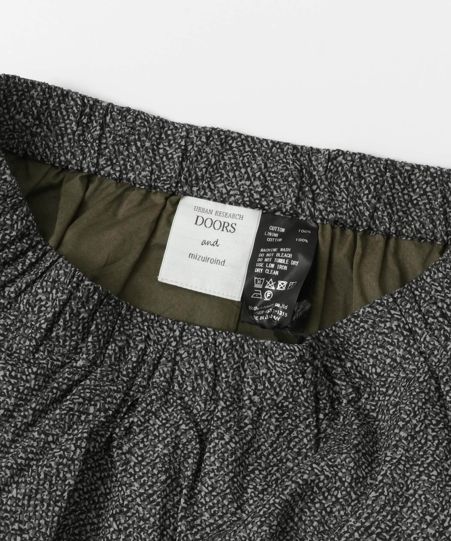 mizuiro-ind×DOORS　別注 front tucked skirt GRAY FREE