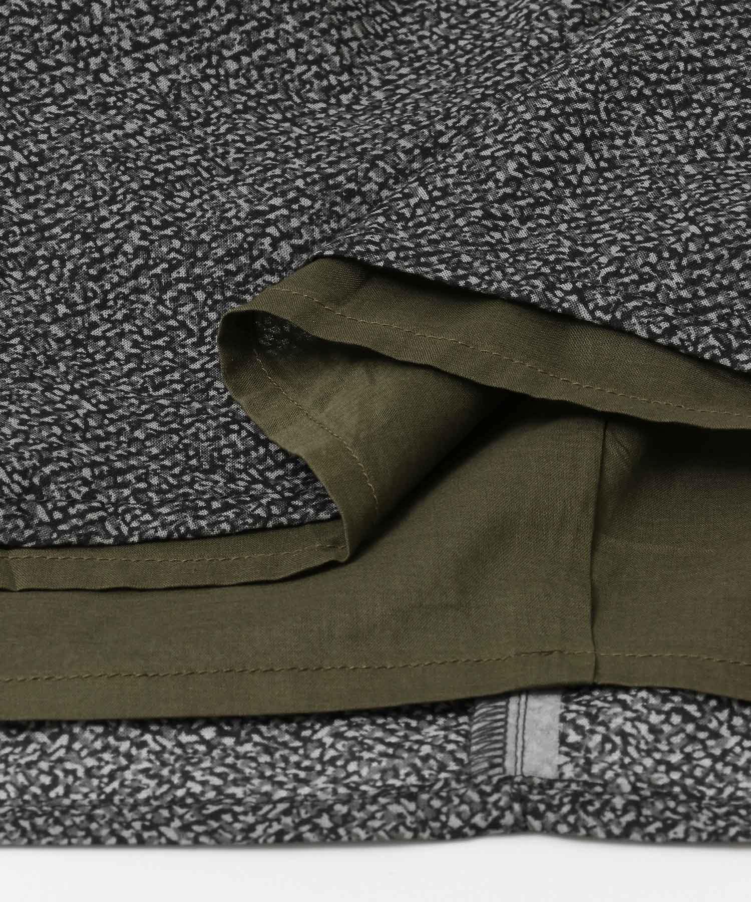 mizuiro-ind×DOORS　別注 front tucked skirt GRAY FREE