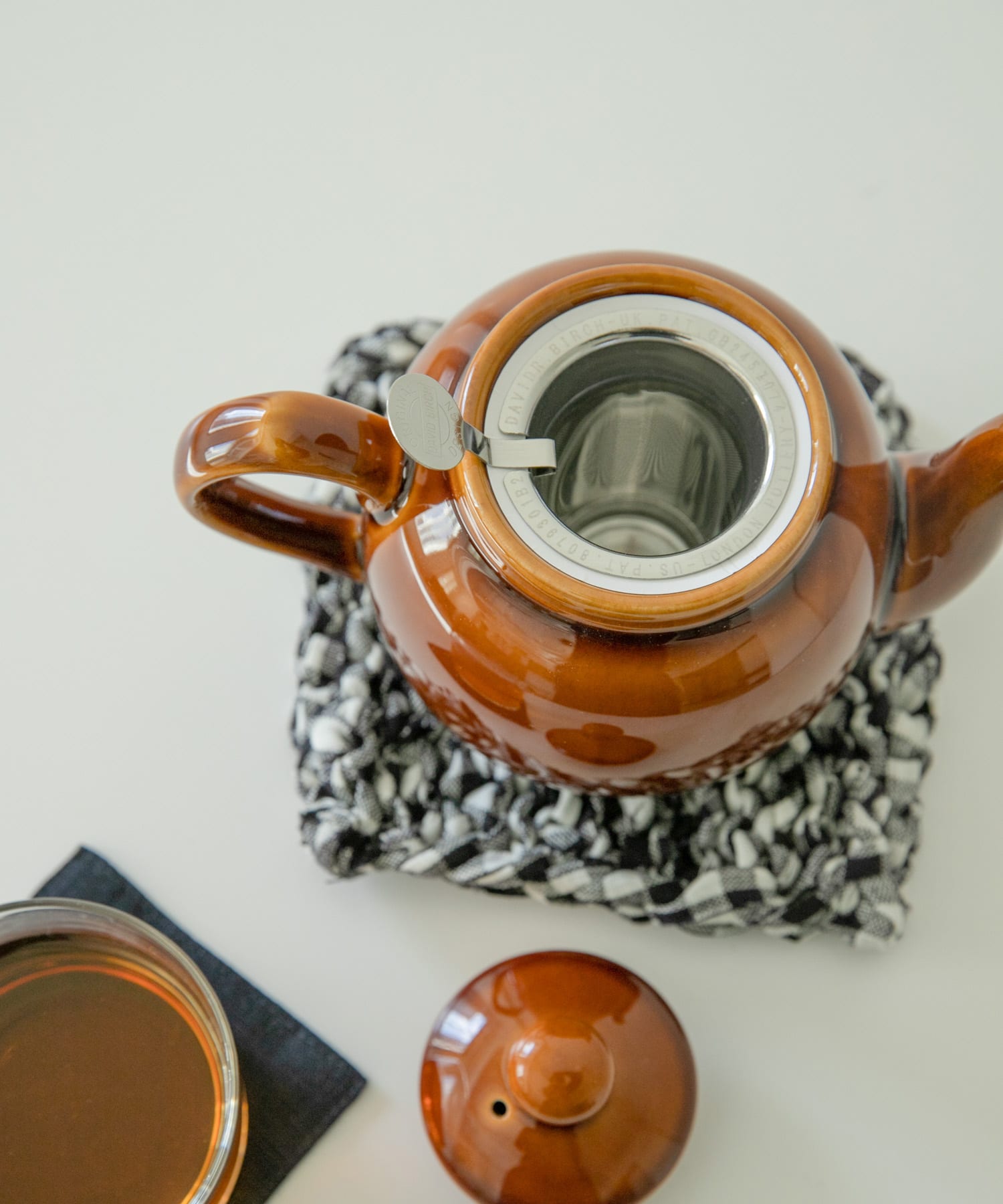 『WEB限定』LONDON POTTERY　ティーポット 2CUP 600ml ブラウン one