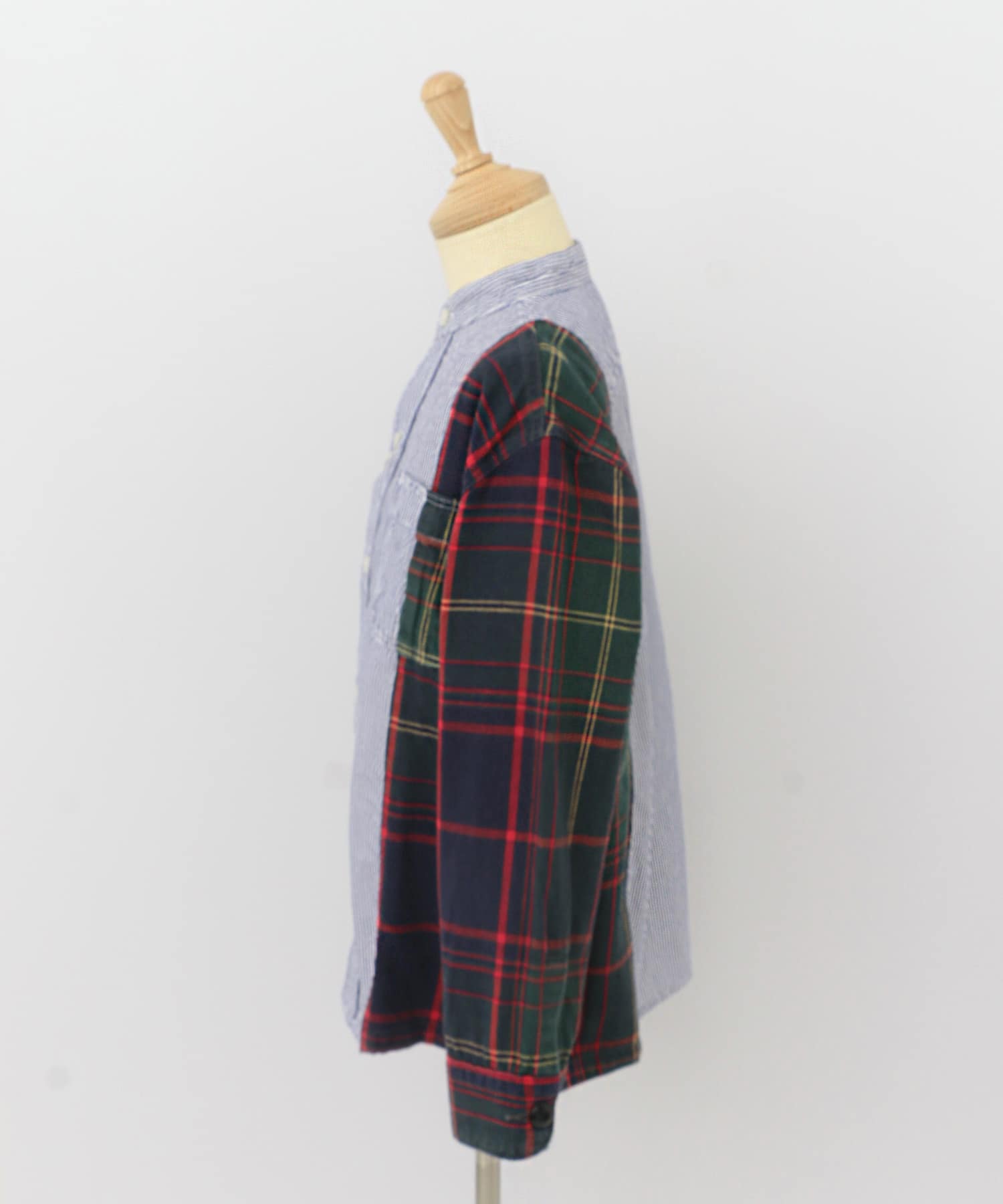 DENIM DUNGAREE　スイスコットンロンストワークシャツ(KIDS) ネイビー 130