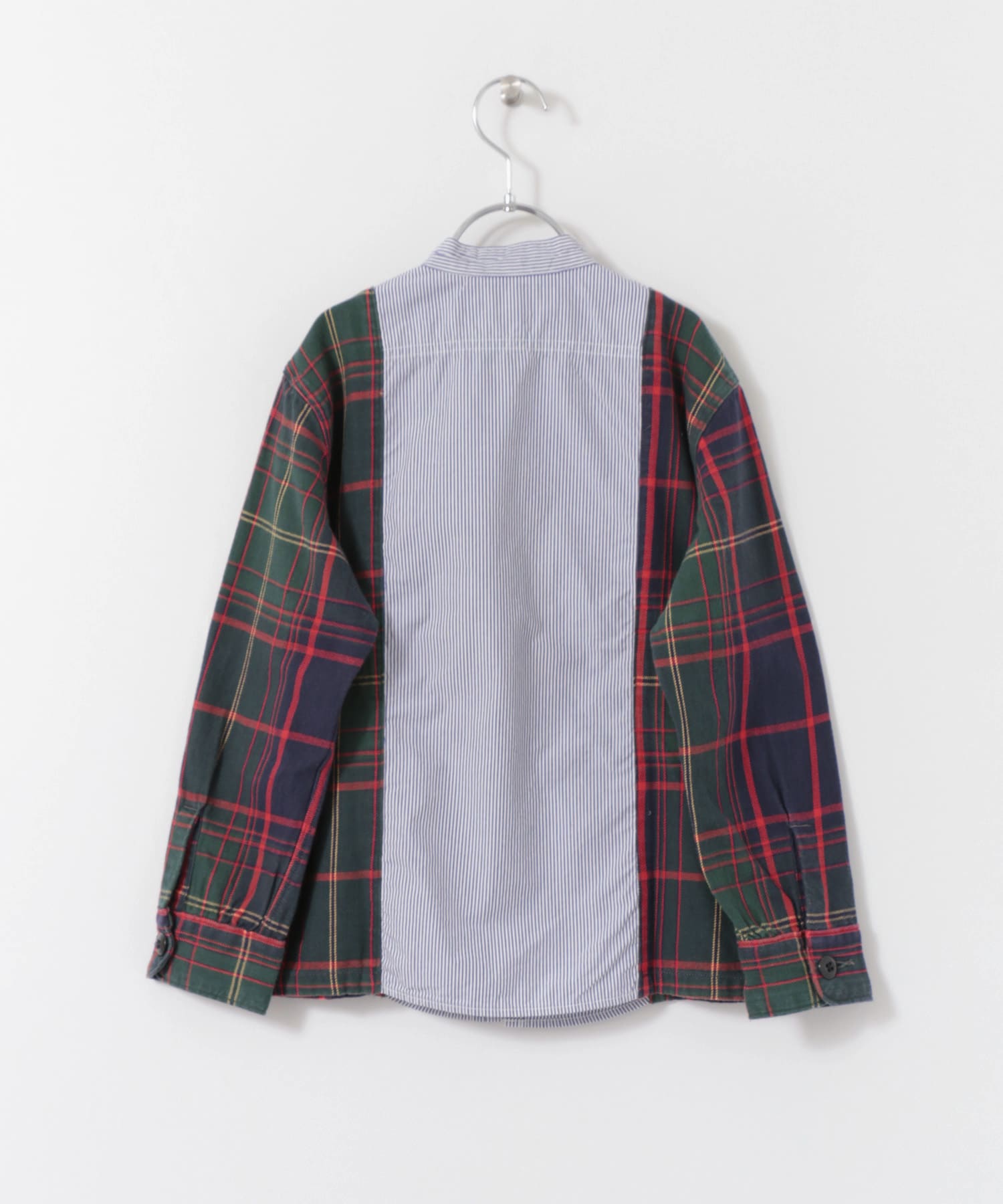 DENIM DUNGAREE　スイスコットンロンストワークシャツ(KIDS) ネイビー 130