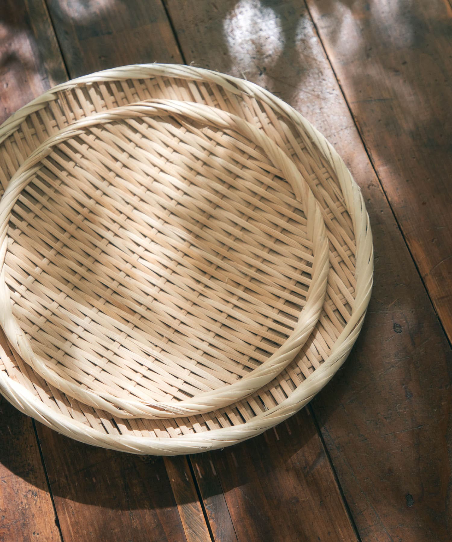 盆ざる 24cm 竹 -