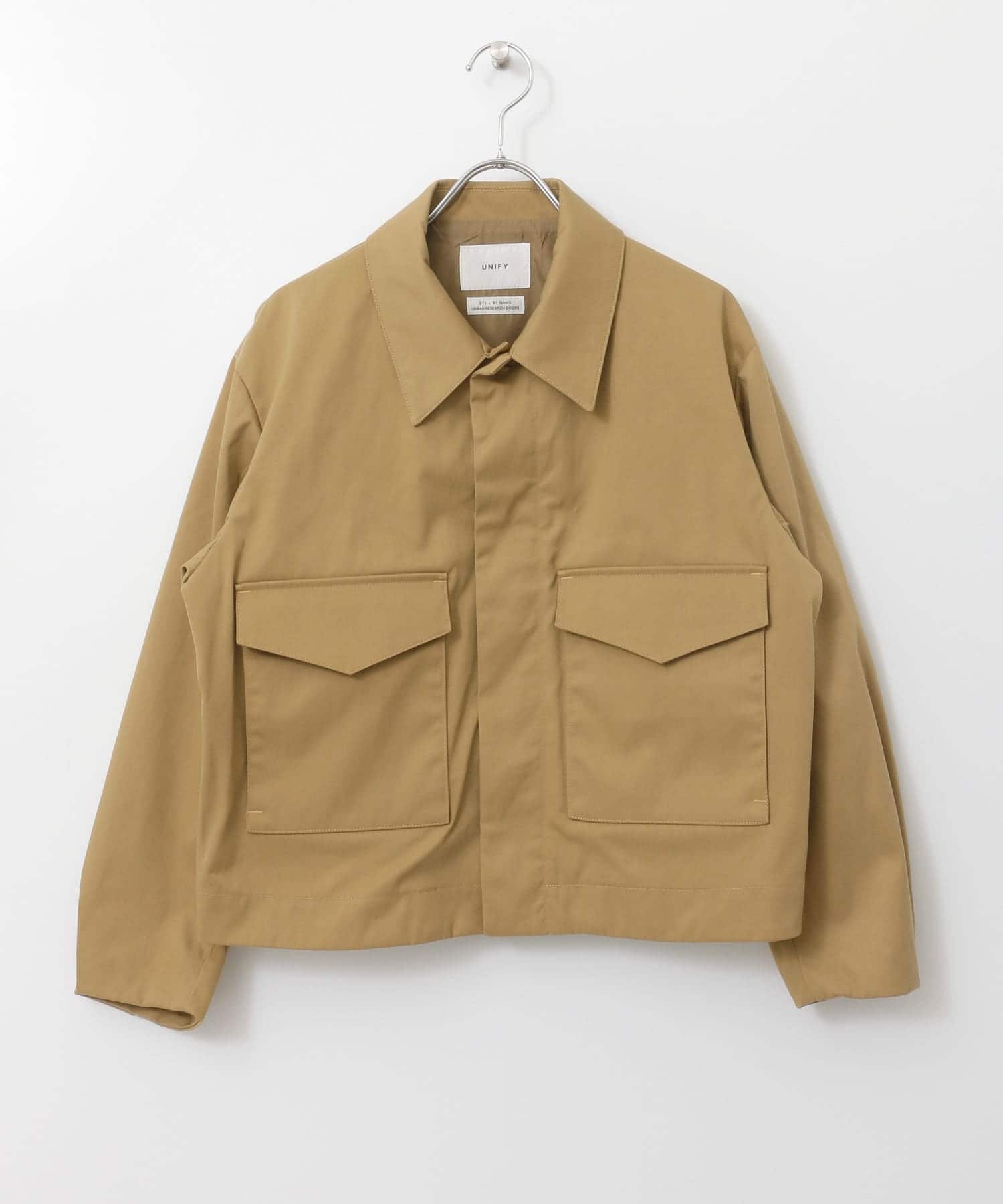 UNIFY　Nylon Short Jacket∴ BEIGE one