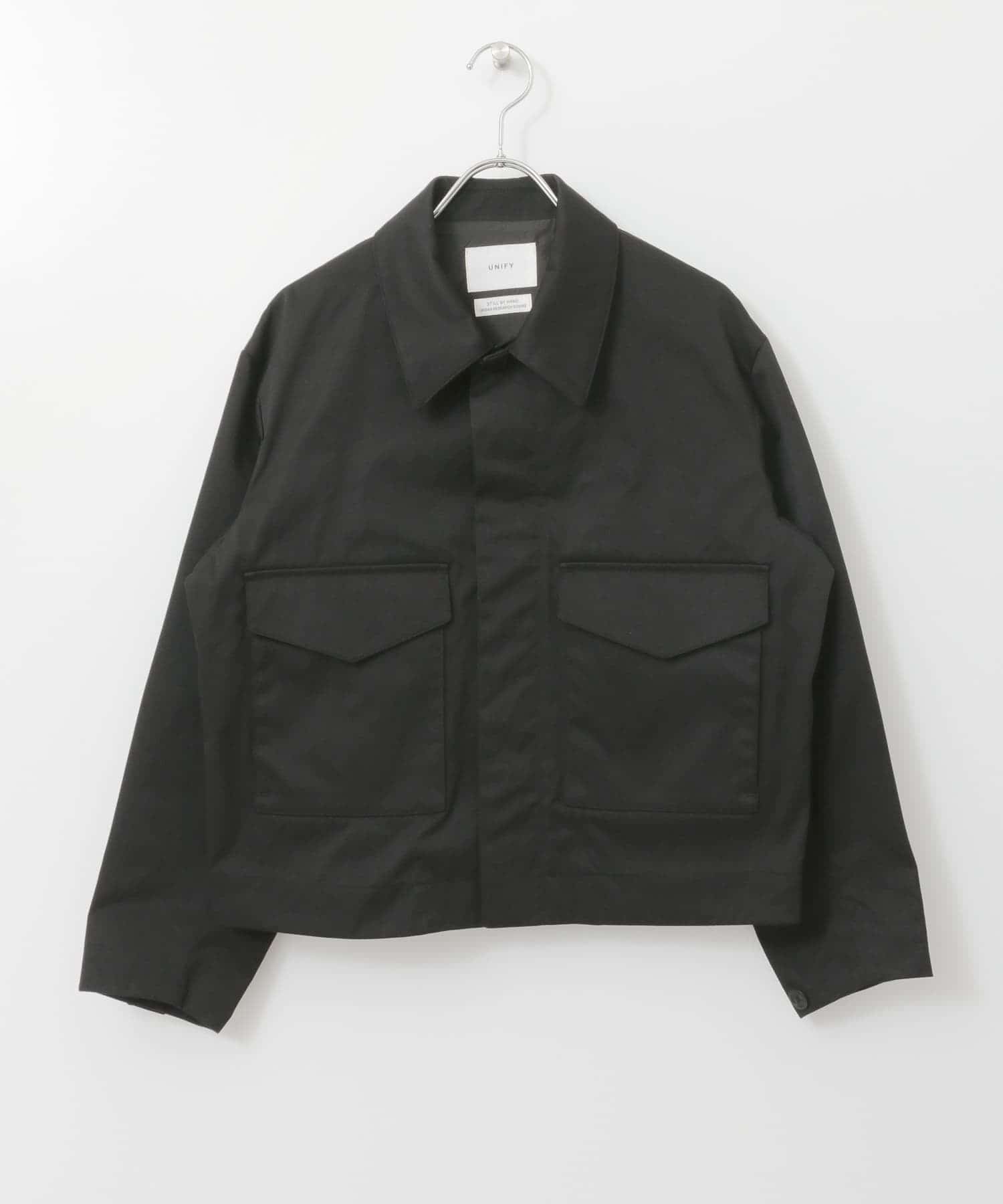 UNIFY　Nylon Short Jacket∴ BLACK one