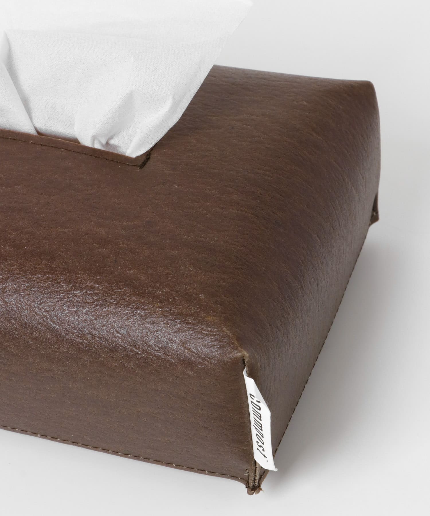 『一部WEB限定カラー』commpost　TISSUE BOX Brown one