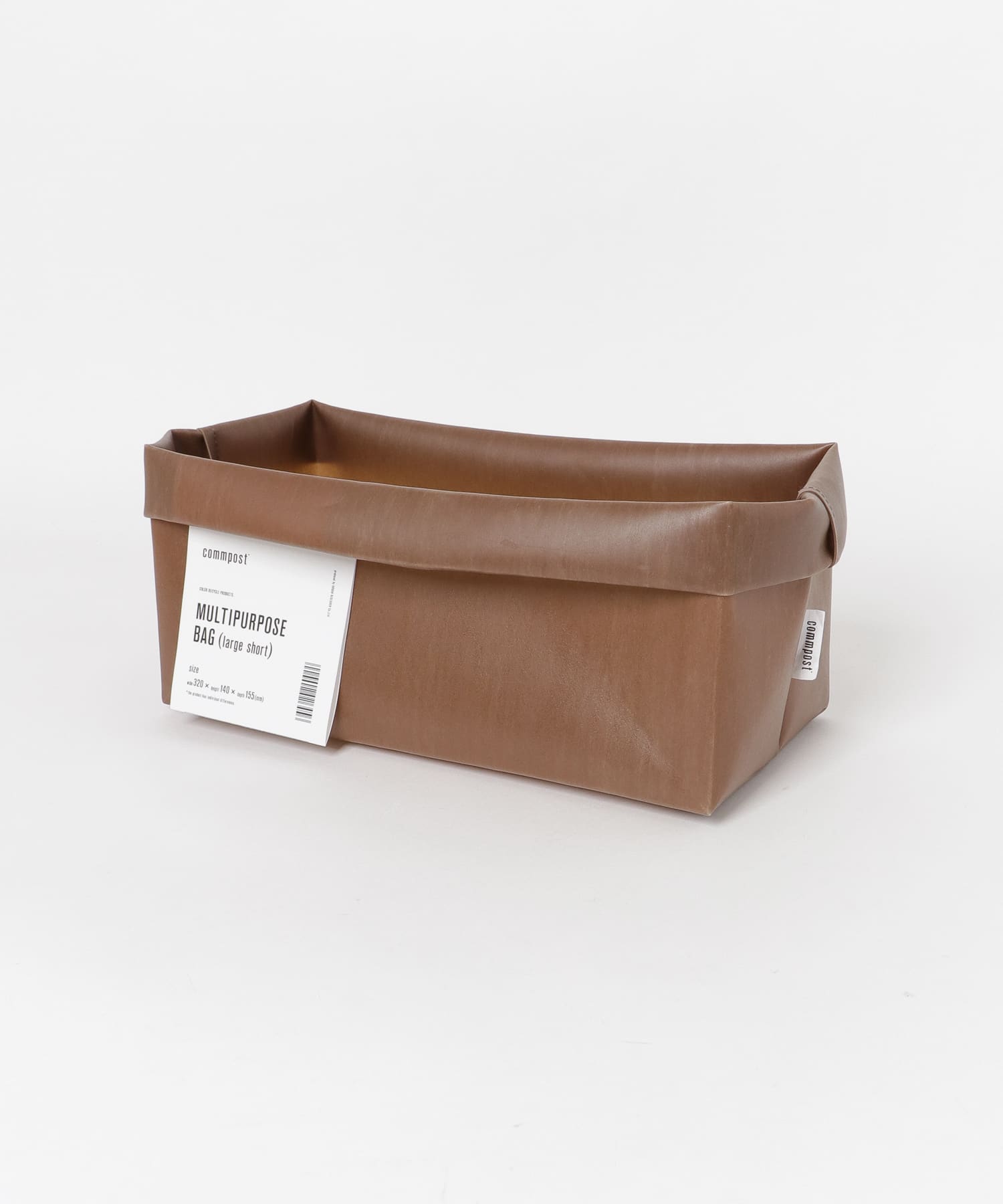 commpost　MULTIPURPOSE BAG L SHORT Brown L