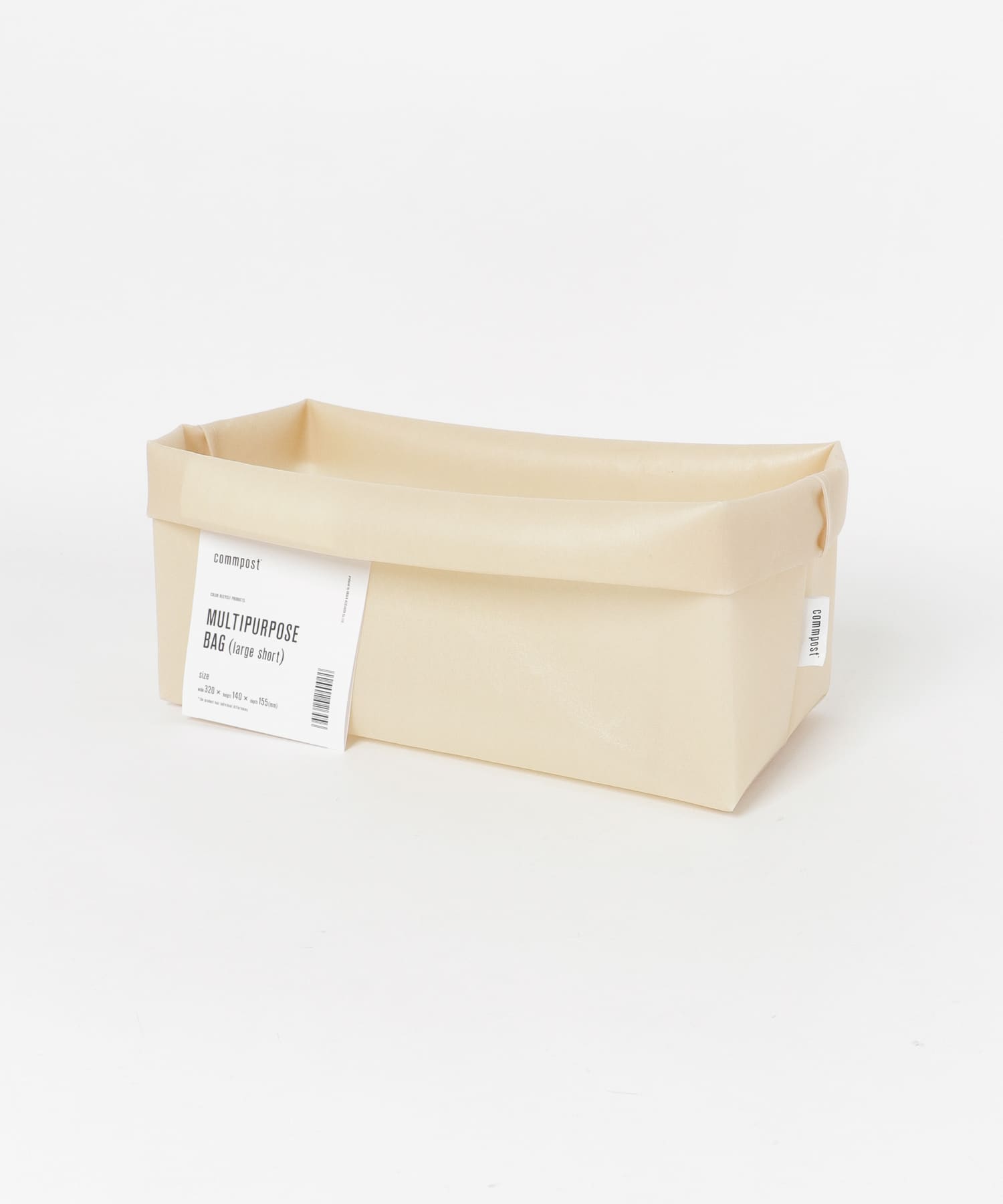 commpost　MULTIPURPOSE BAG L SHORT Natural L