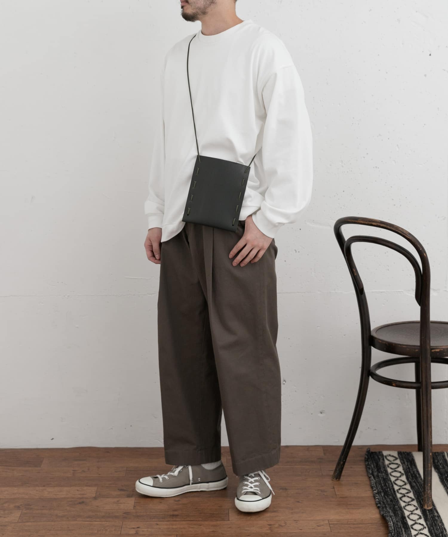 commpost　サコッシュ(ワークショップキット) Green one