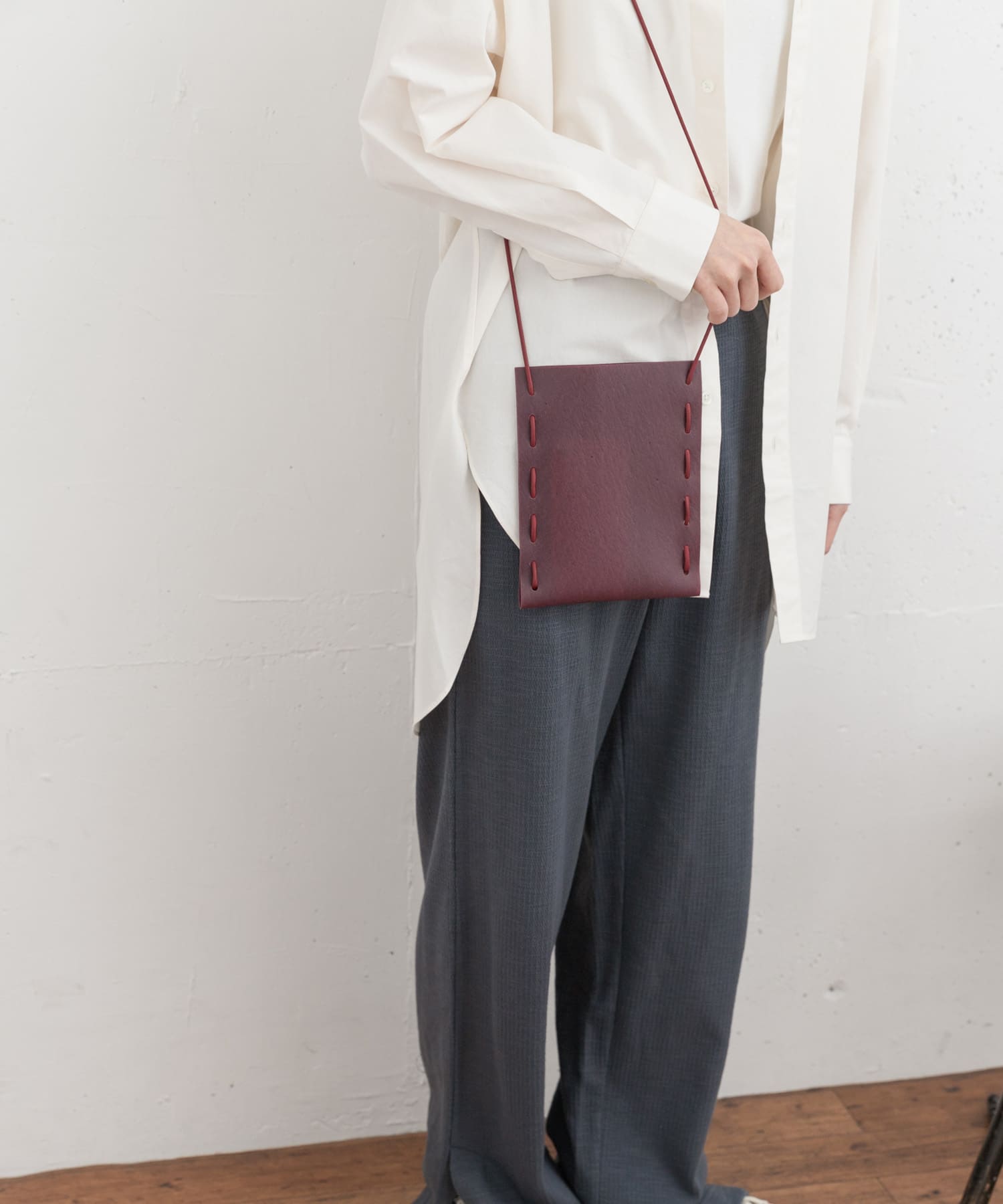 commpost　サコッシュ(ワークショップキット) Wine one