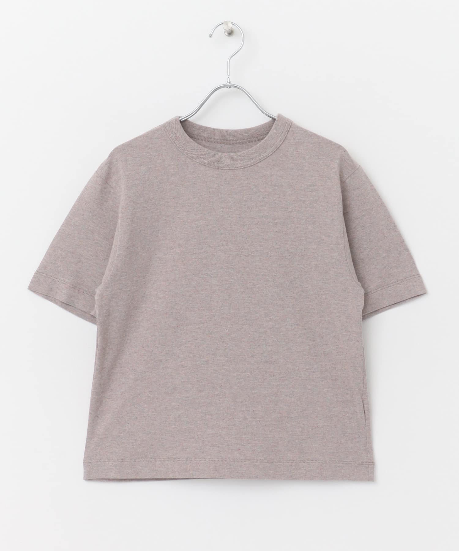『3サイズ展開』commpost　リサイクルコットンショートスリーブTシャツ PINK BEIGE 1