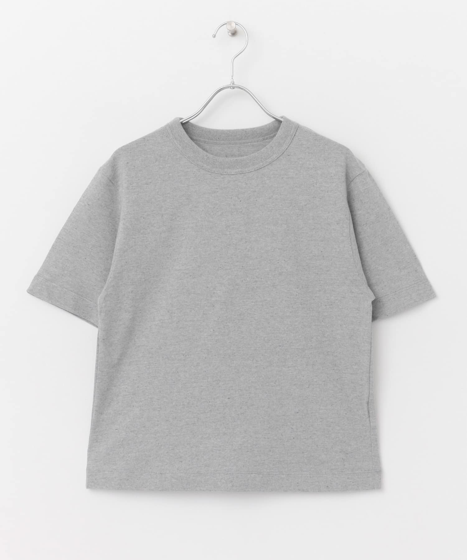 『3サイズ展開』commpost　リサイクルコットンショートスリーブTシャツ GRAY 1