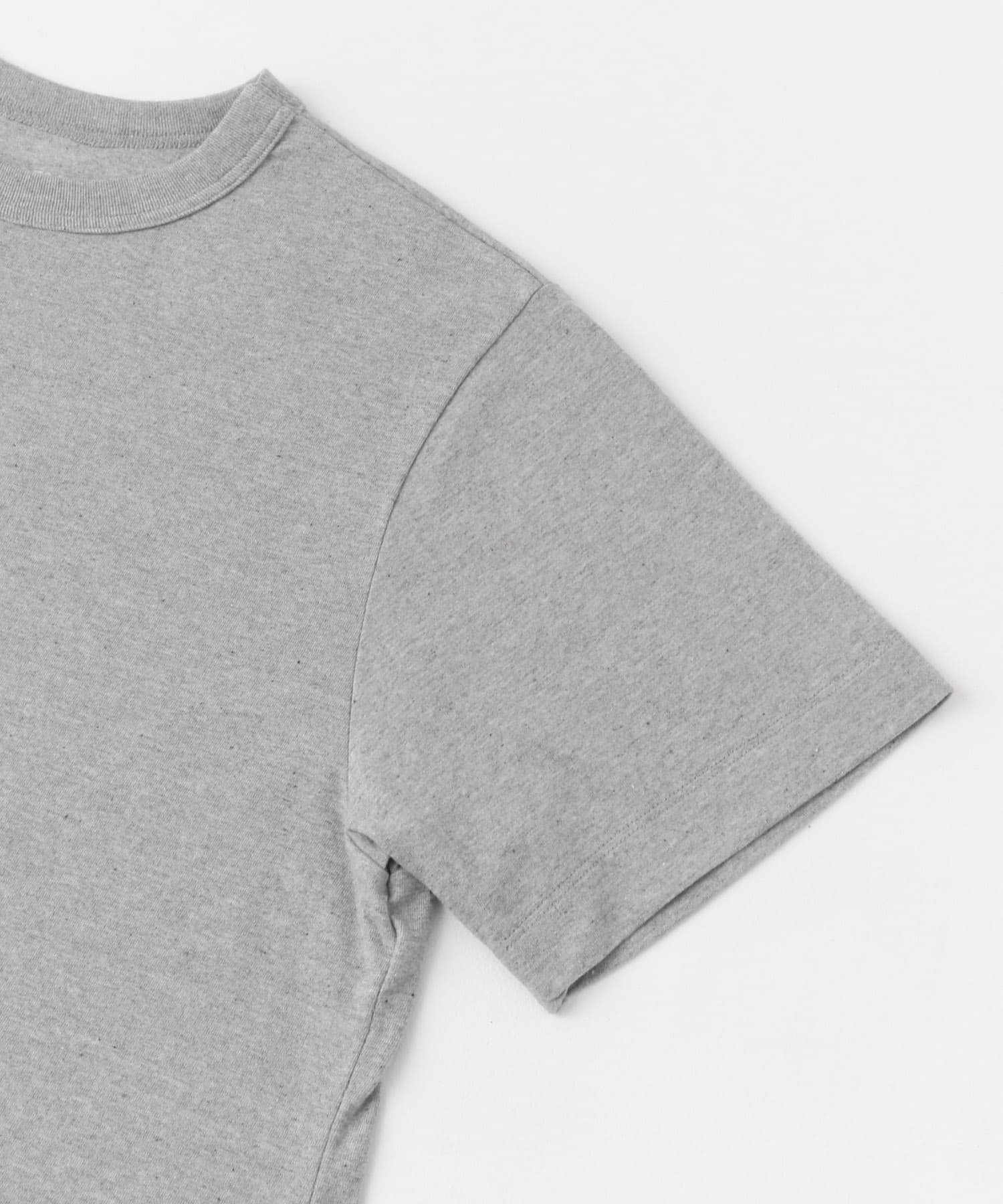 『3サイズ展開』commpost　リサイクルコットンショートスリーブTシャツ GRAY 1