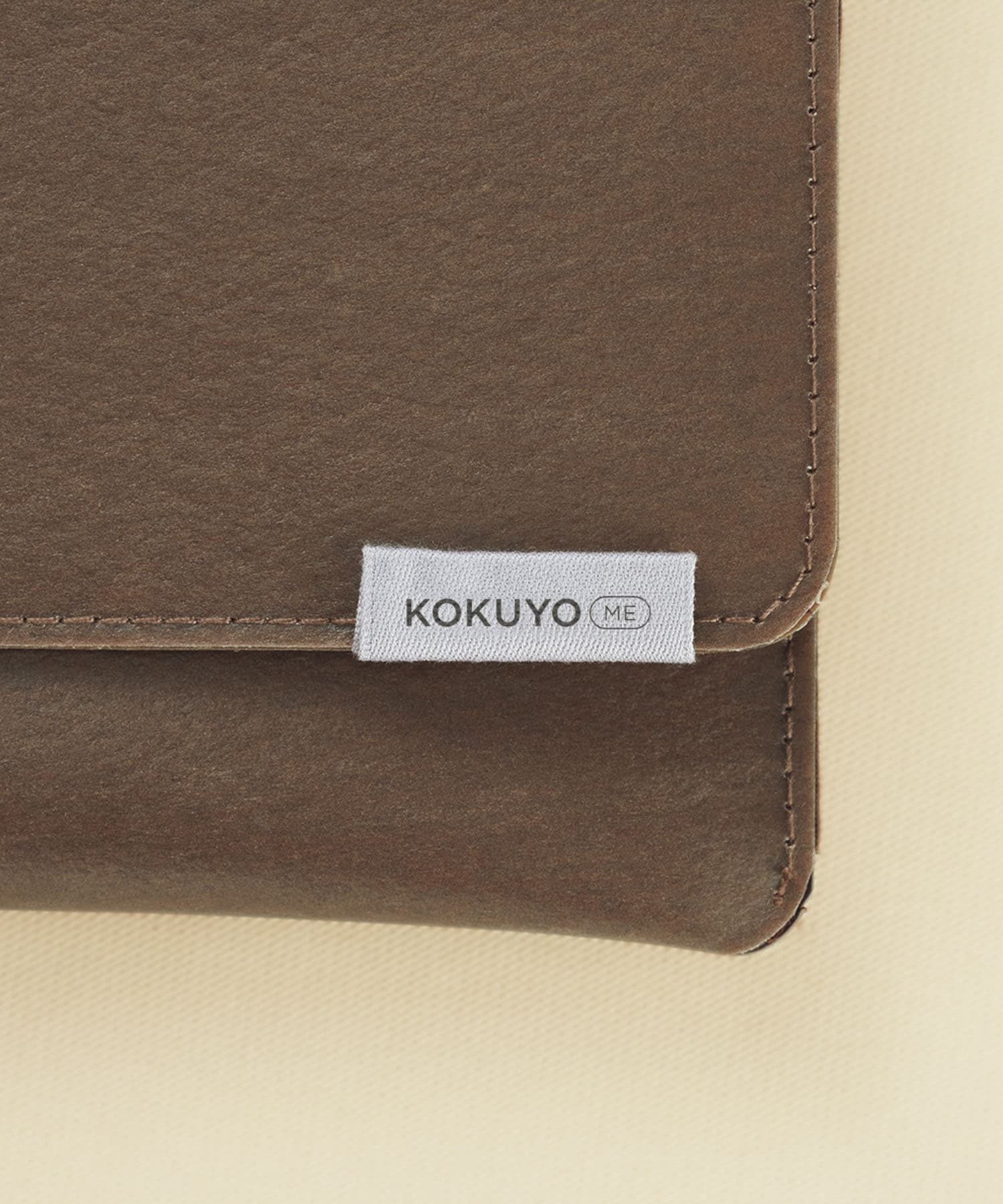 KOKUYO ME×commpost　フラットケース Brown one