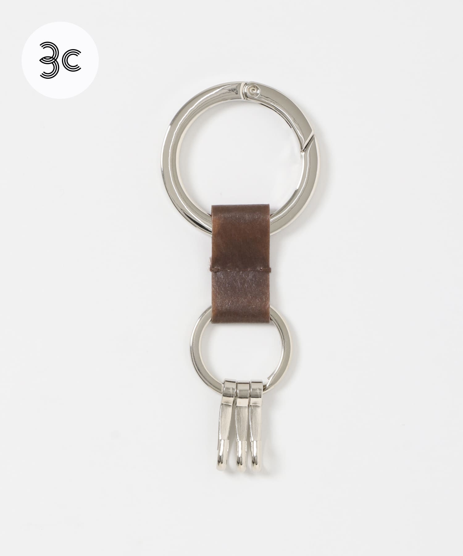 commpost　キーリング Brown FREE