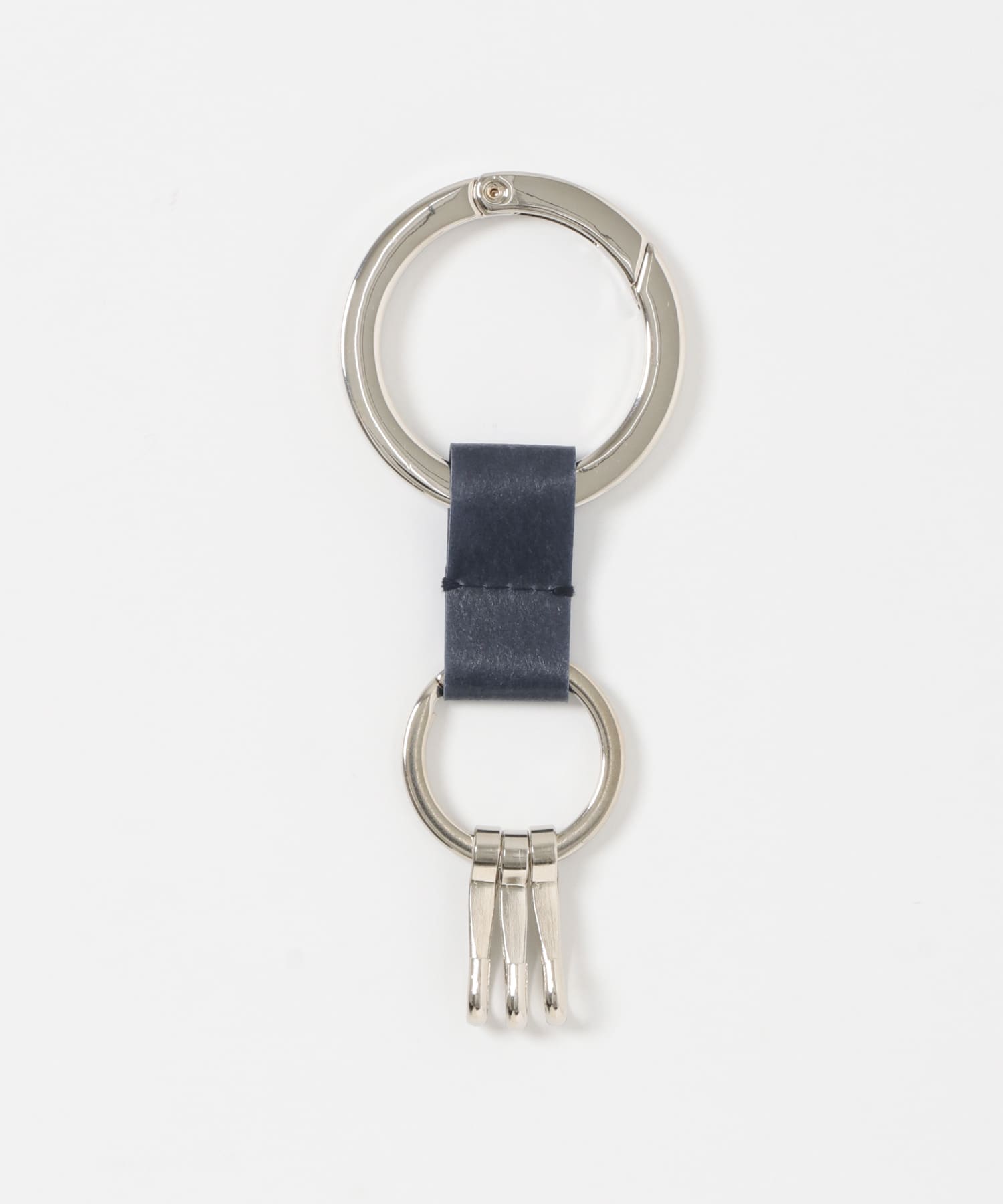 commpost　キーリング Navy FREE