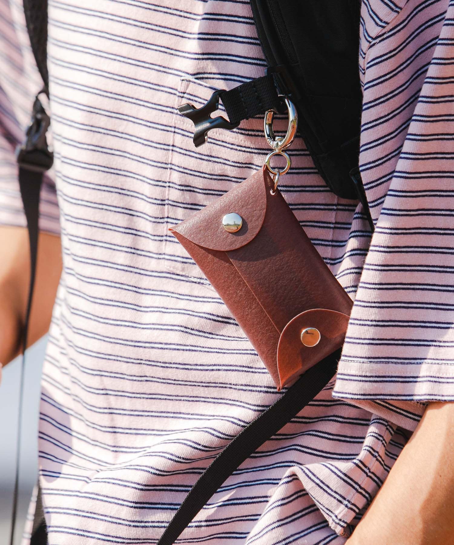 commpost　フラグメントポーチ Brown FREE