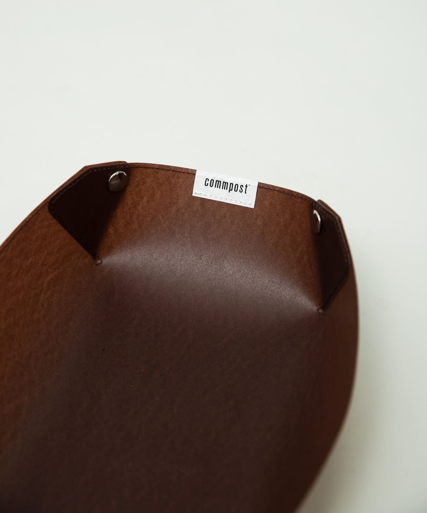 『WEB/一部店舗限定カラー』commpost　オーバルボウル Brown FREE