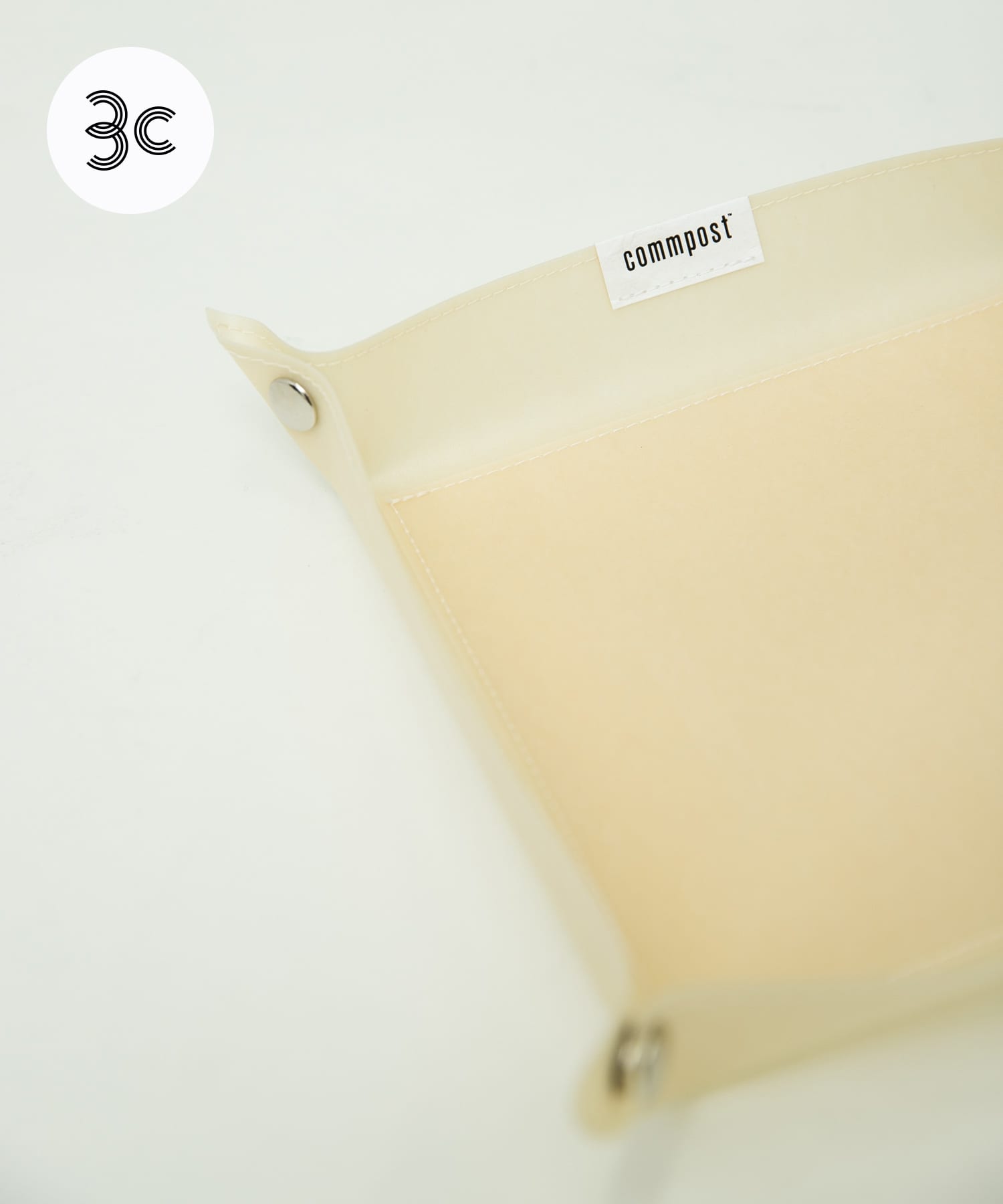 『WEB/一部店舗限定カラー』commpost　スクエアトレー M Natural M
