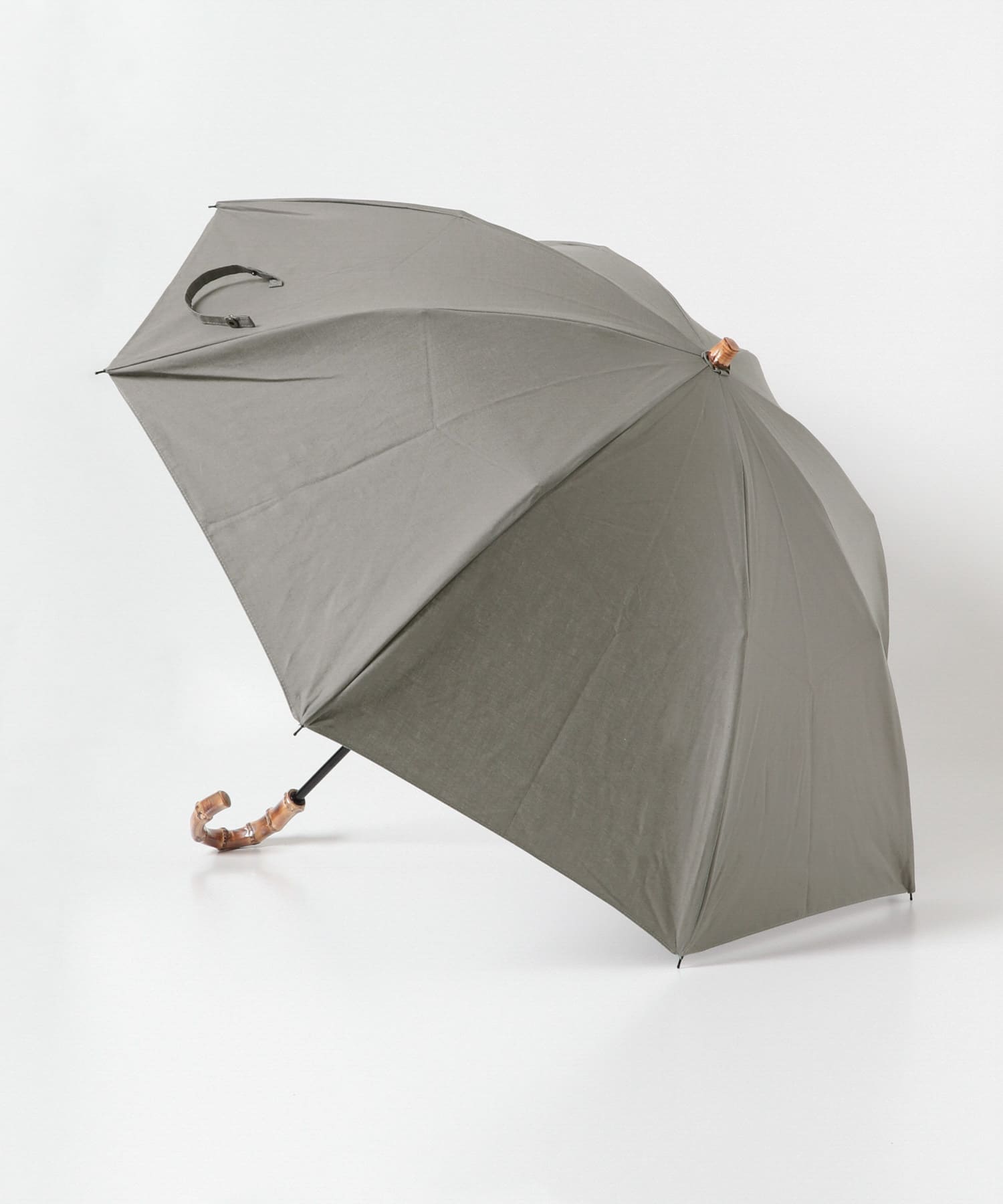 『WEB限定』CINQ　晴雨兼用折りたたみ傘 グレー -