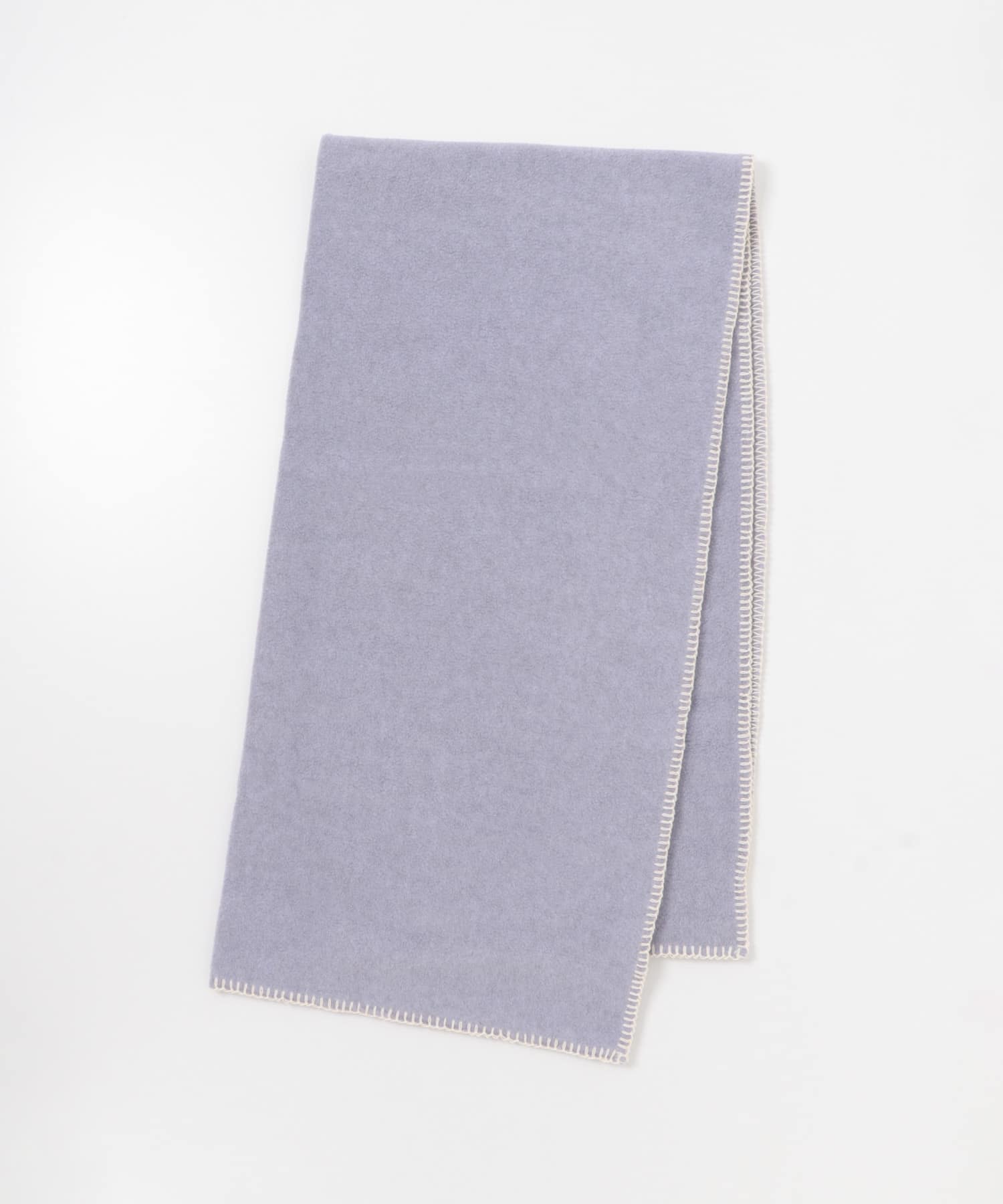 CINQ　TWEEDMILLフリースミニブランケット Lavender -