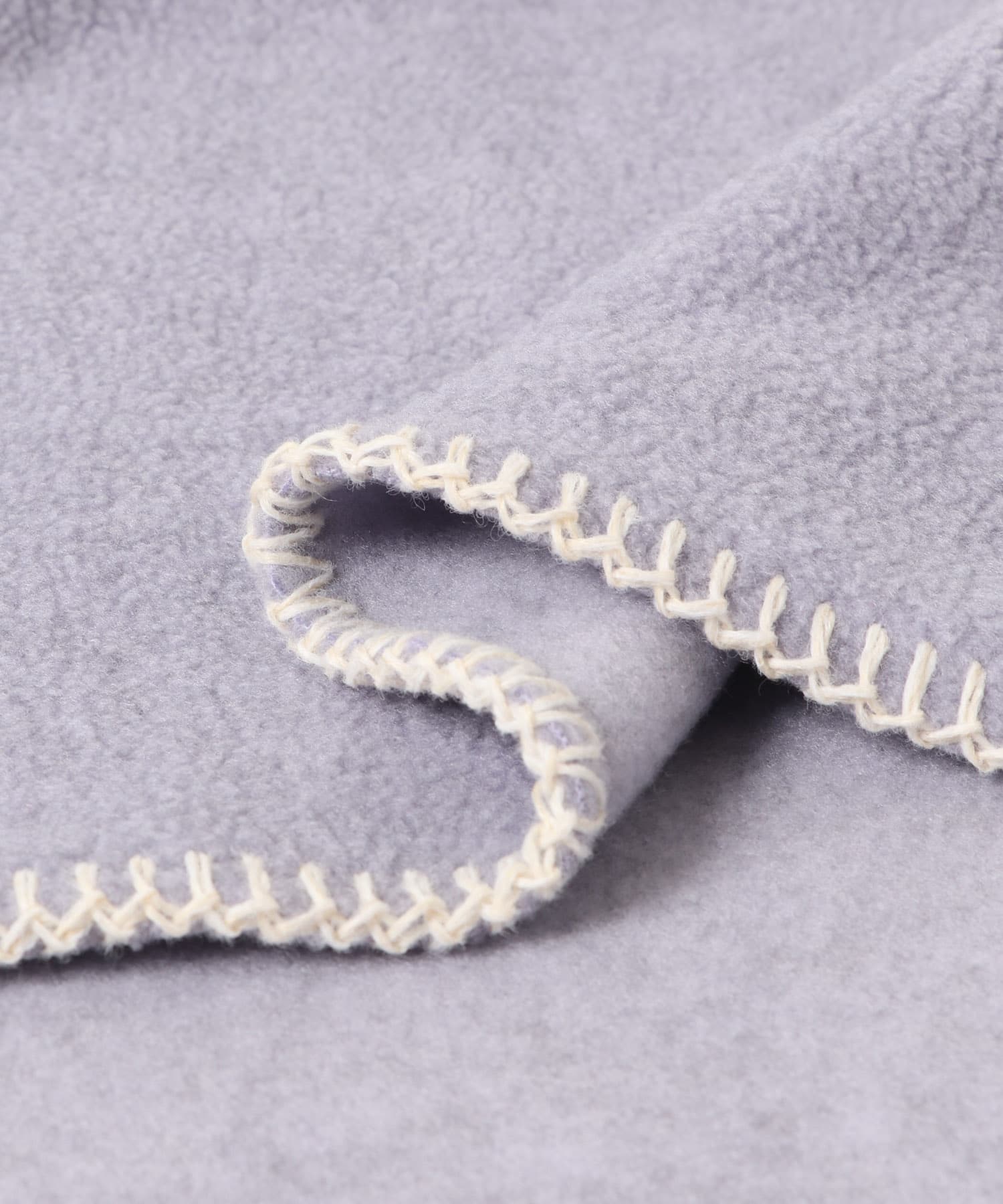 CINQ　TWEEDMILLフリースミニブランケット Lavender -