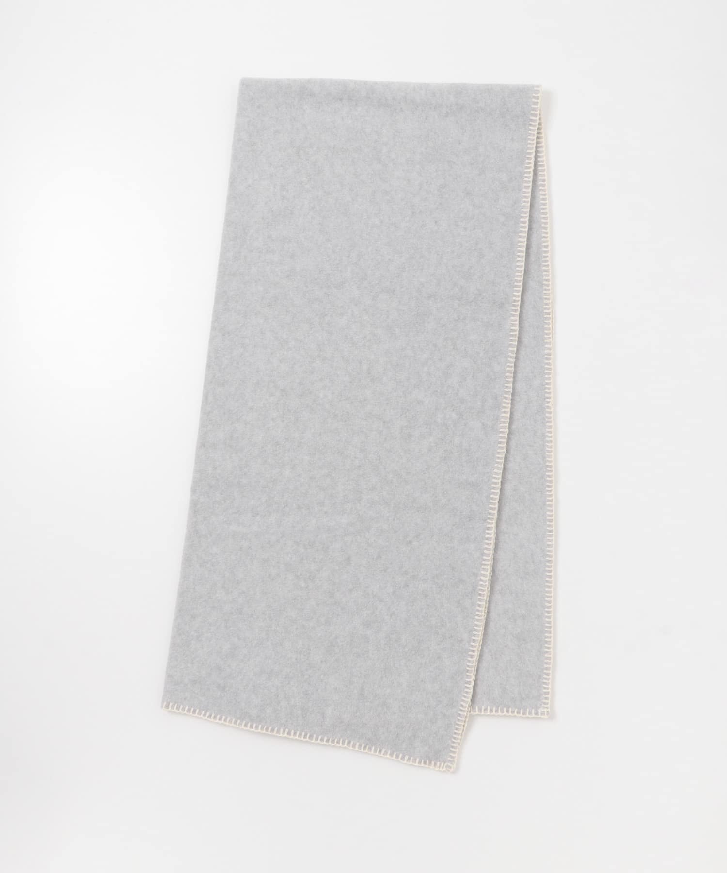 CINQ　TWEEDMILLフリースミニブランケット SilverGray -