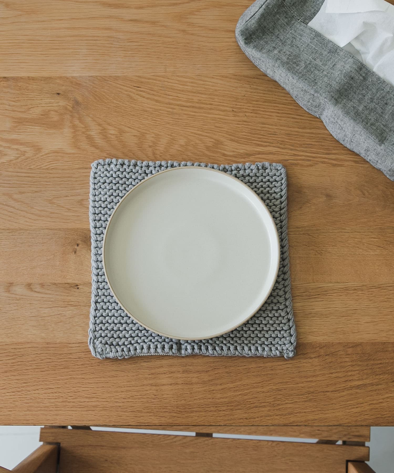 CINQ　Solwang ポットホルダー mediumgray -