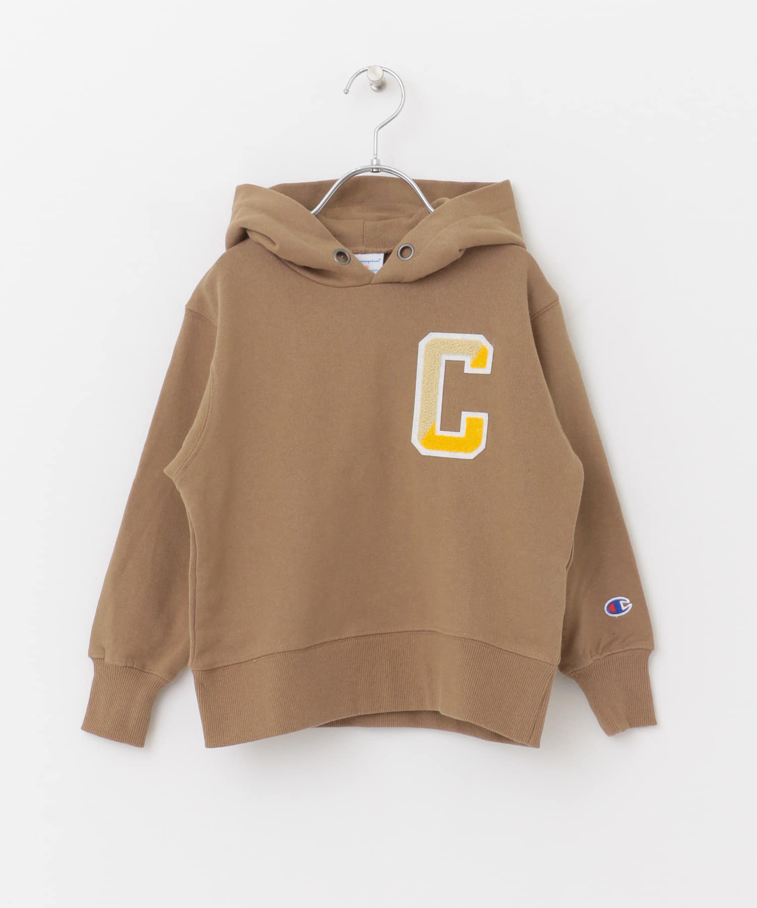 『別注』Champion×DOORS　サガラスウェットパーカー(KIDS) ベージュ 105
