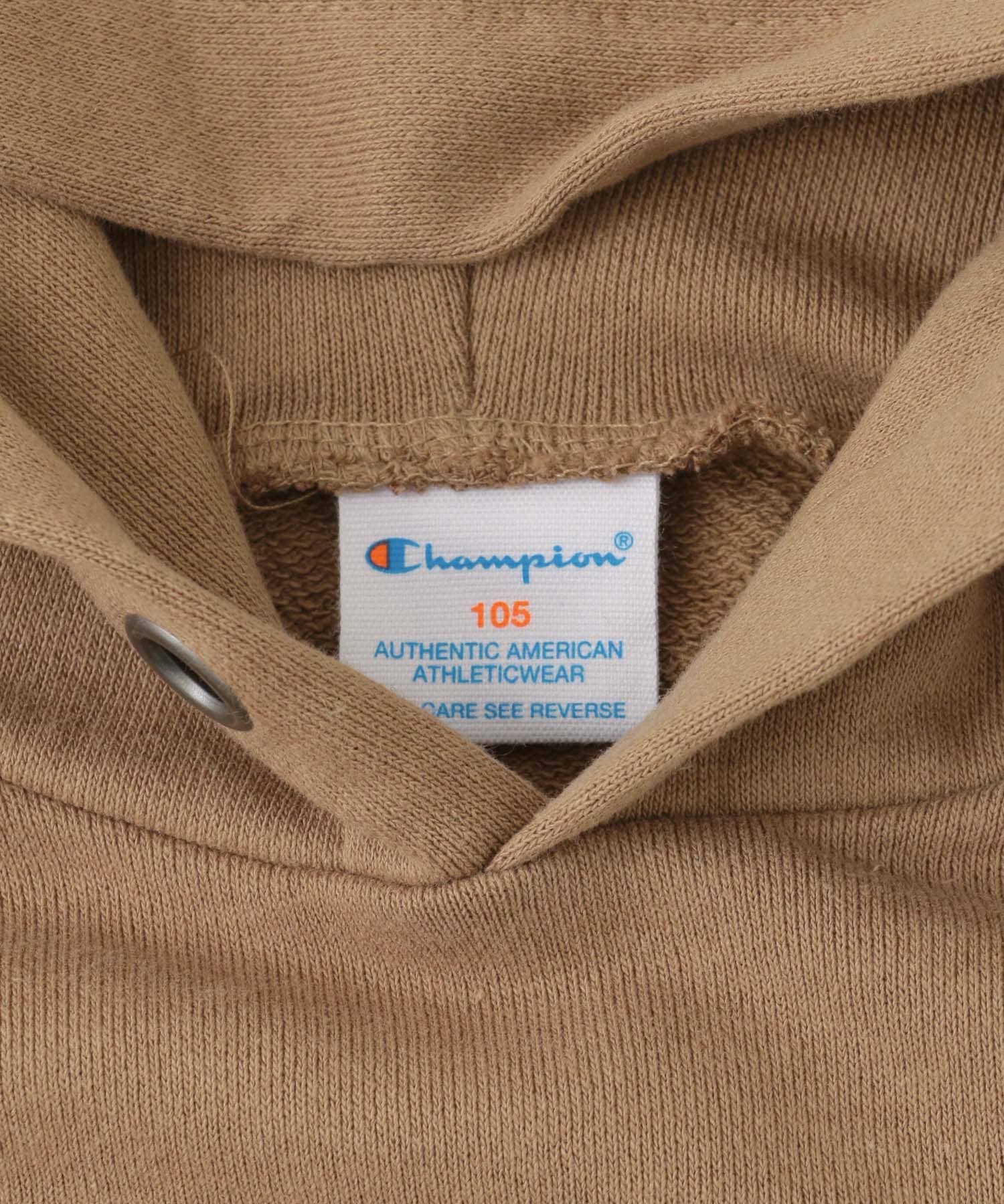 『別注』Champion×DOORS　サガラスウェットパーカー(KIDS) ベージュ 105