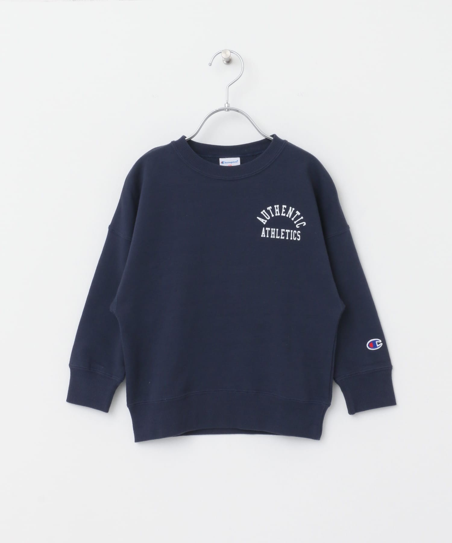 『別注』Champion×DOORS　ロゴスウェット(KIDS) NAVY 105
