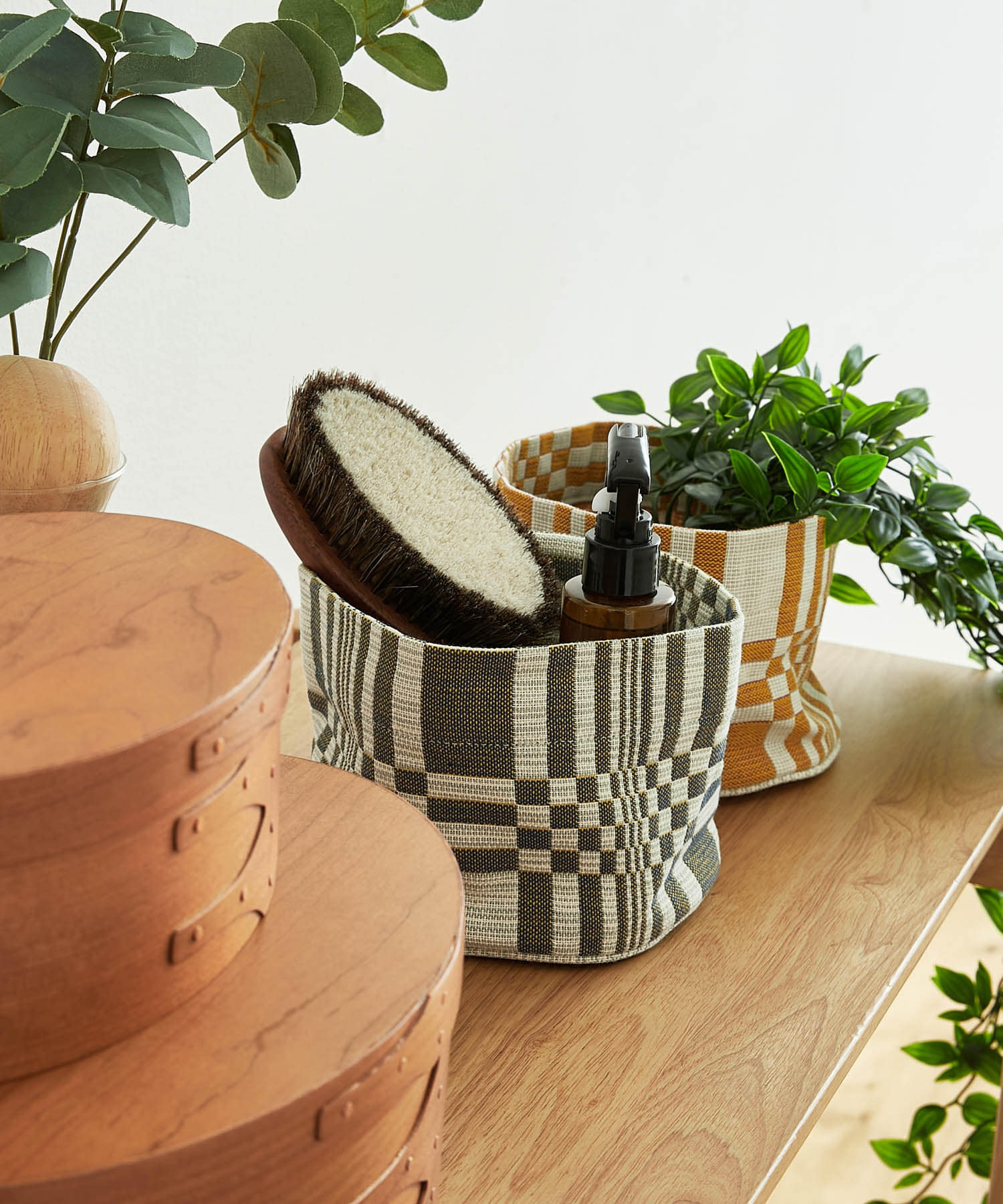 JOHANNA GULLICHSEN　Fabric Basket XS Doris Ochre XS