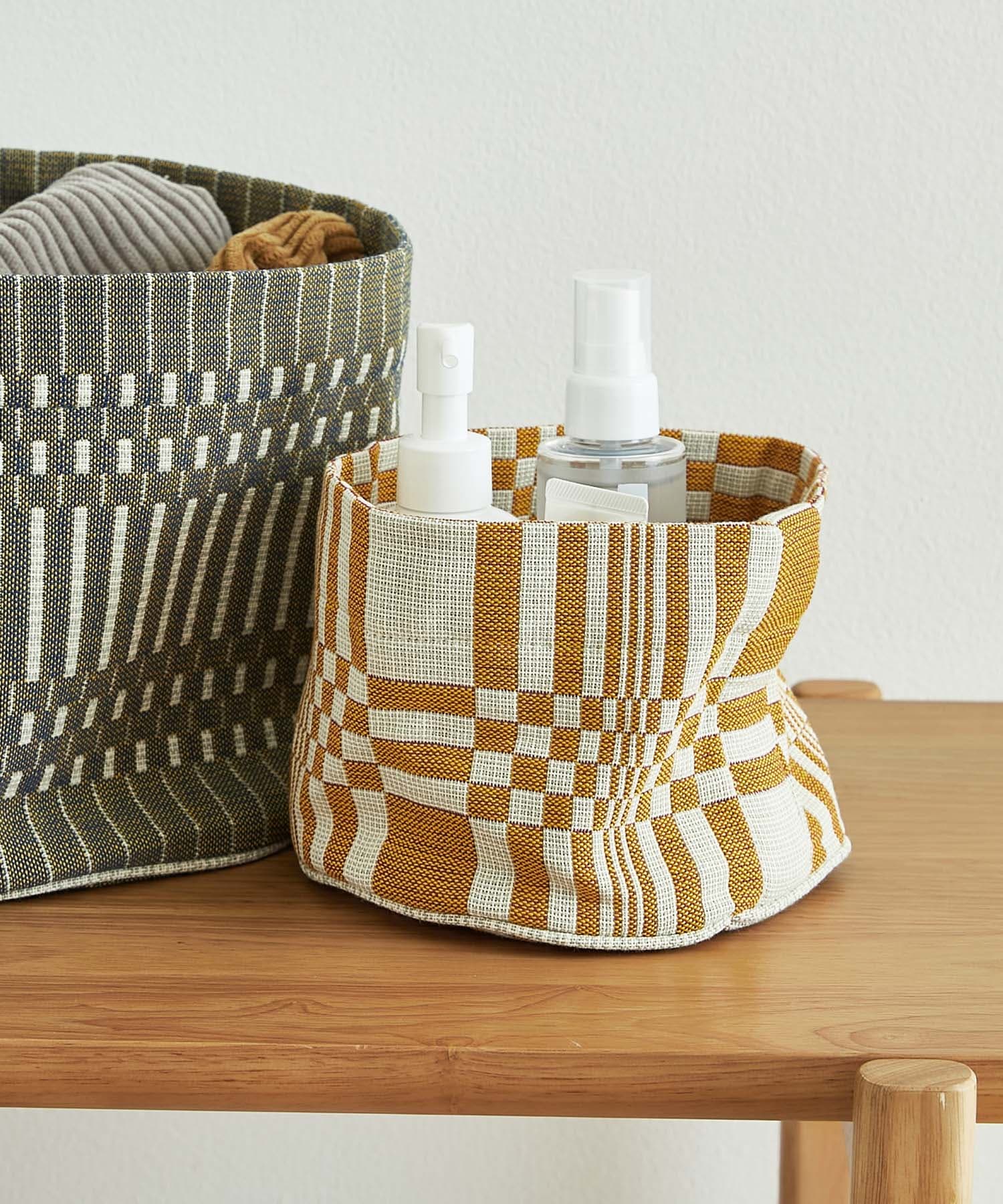 JOHANNA GULLICHSEN　Fabric Basket XS Doris Ochre XS